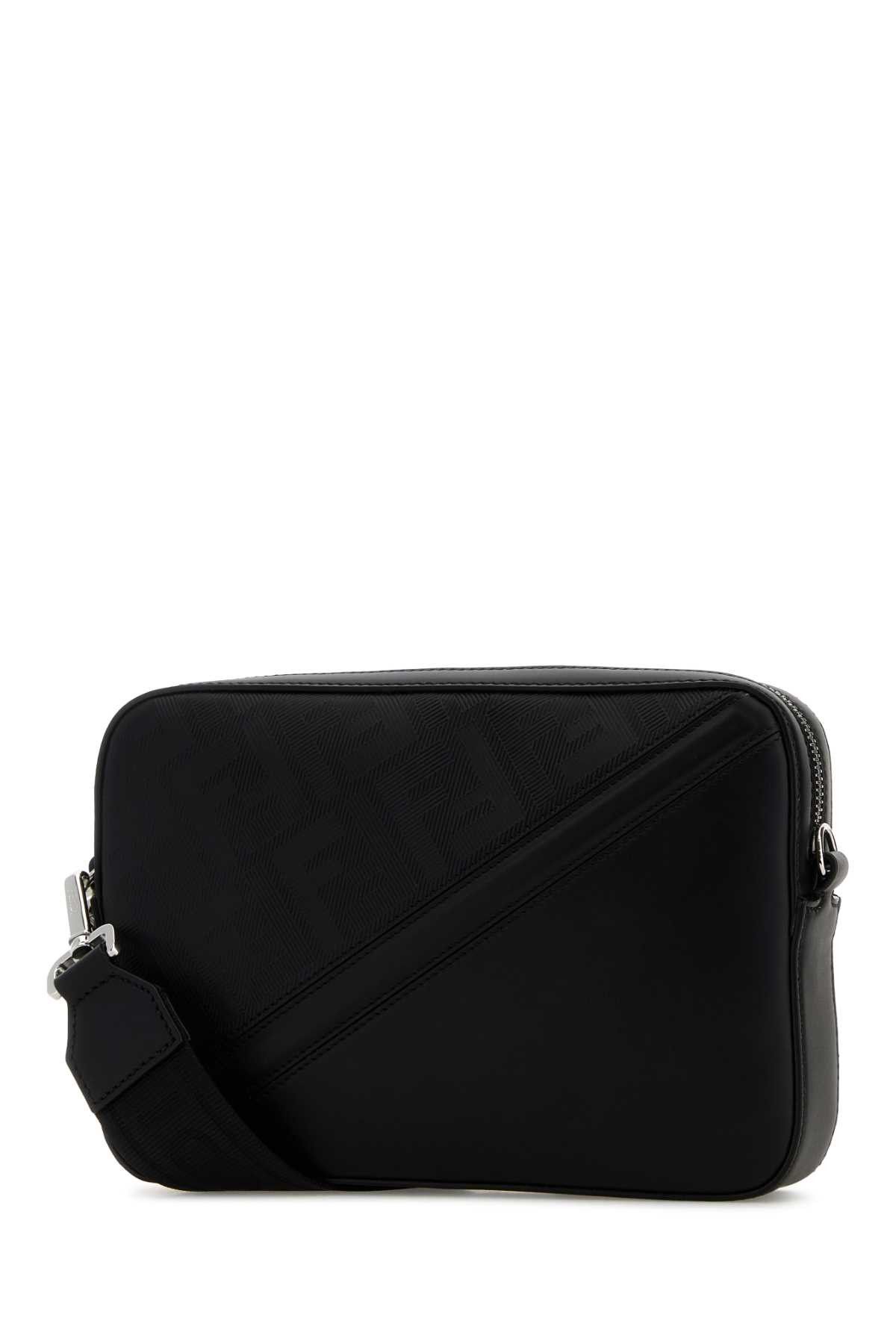Fendi Black Leather Camera Case Crossbody Bag Size ONE SIZE - 2 Thumbnail