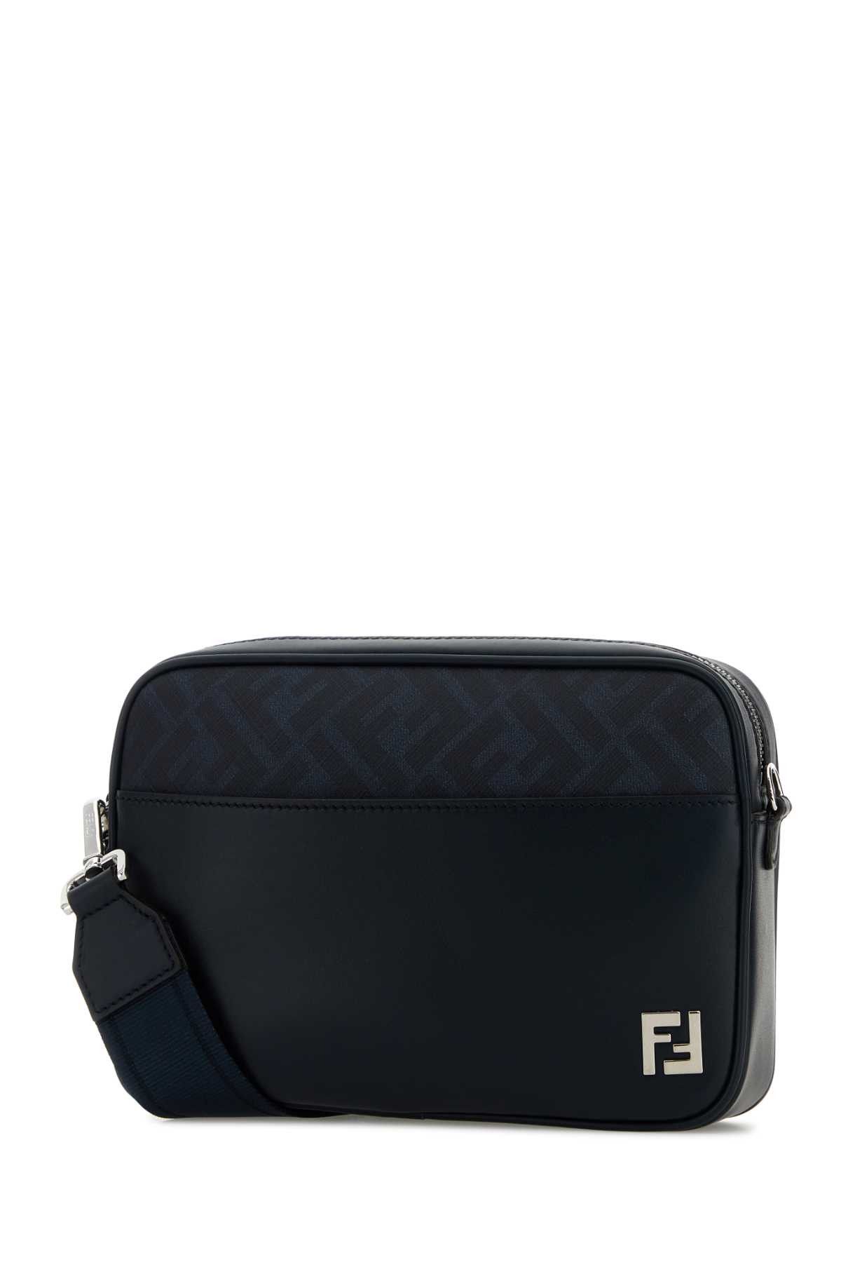 Fendi Midnight Blue Leather Camera Case Crossbody Bag Size ONE SIZE - 2 Thumbnail