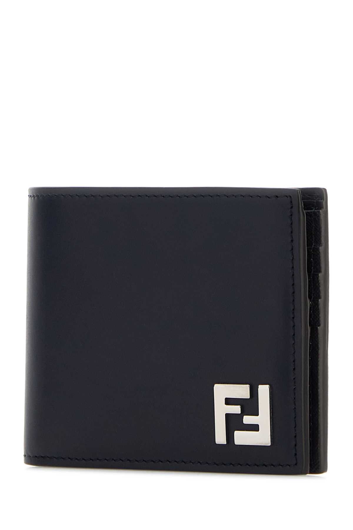 Fendi Midnight Blue Leather Wallet Size ONE SIZE - 2 Thumbnail