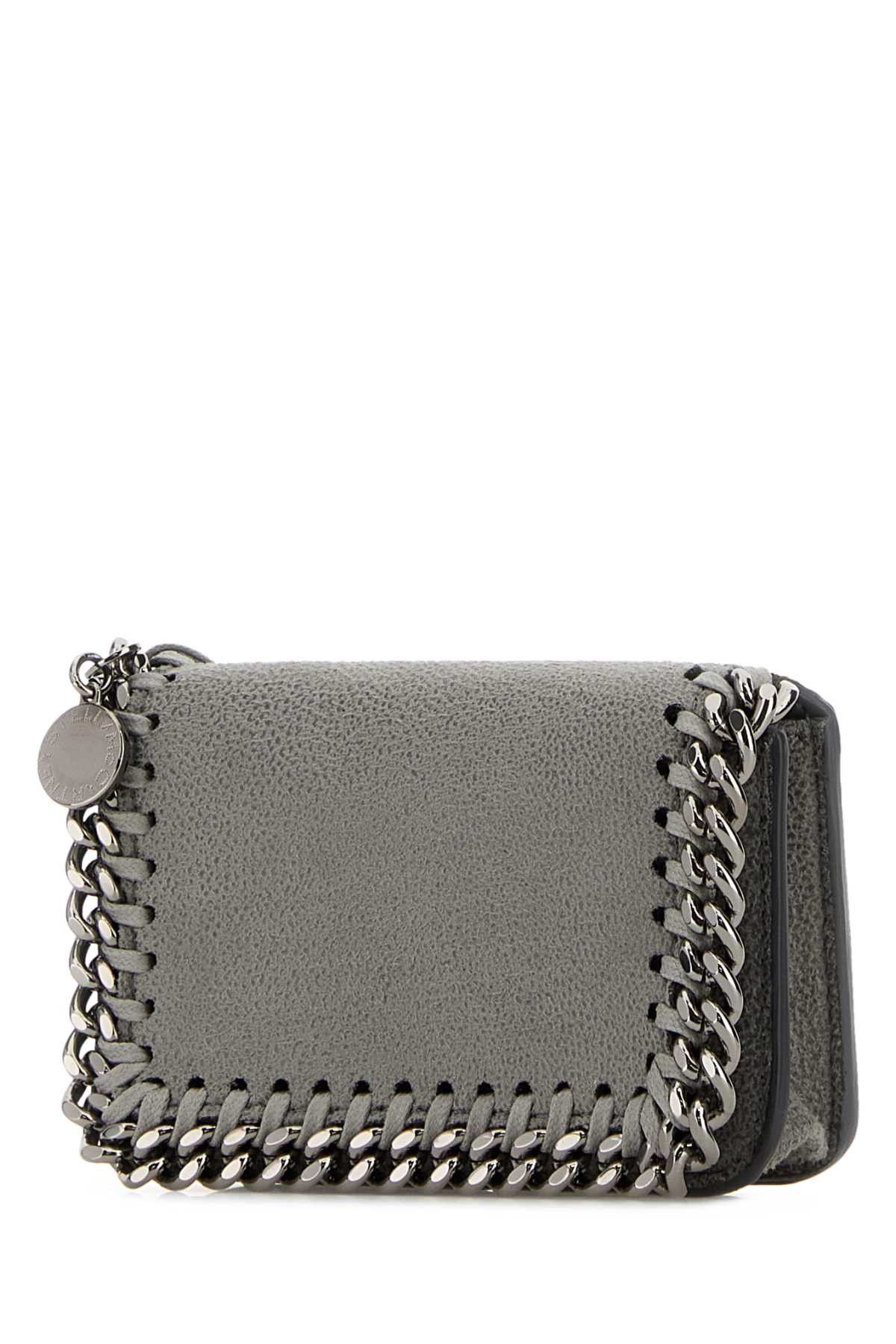 Stella McCartney Dark Grey Shaggy Deer Falabella Coin Purse Size ONE SIZE - 2 Thumbnail