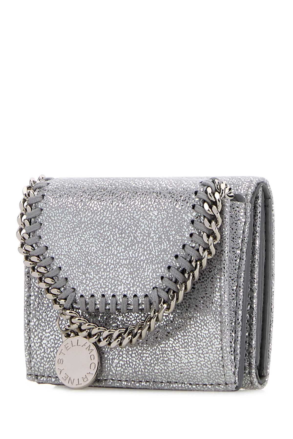 Stella McCartney Silver Shaggy Deer Falabella Wallet Size ONE SIZE - 2 Thumbnail