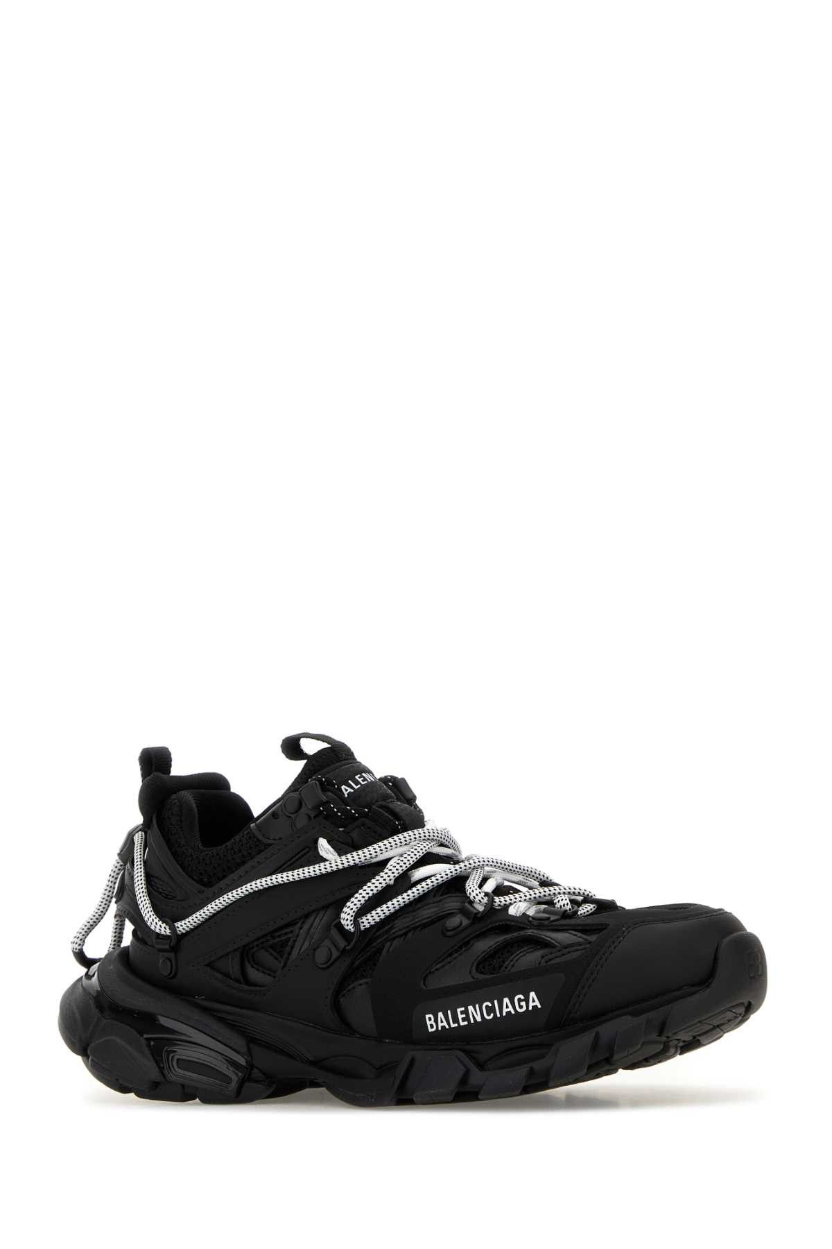 Balenciaga Black Mesh And Rubber Track Trail Laces Sneakers Size US 7 / IT 37 - 2 Thumbnail