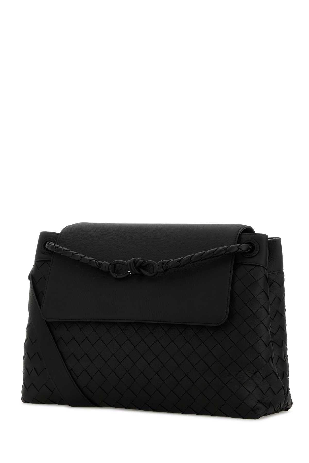 Bottega Veneta Black Leather Medium Andiamo Crossbody Bag Size ONE SIZE - 2 Thumbnail