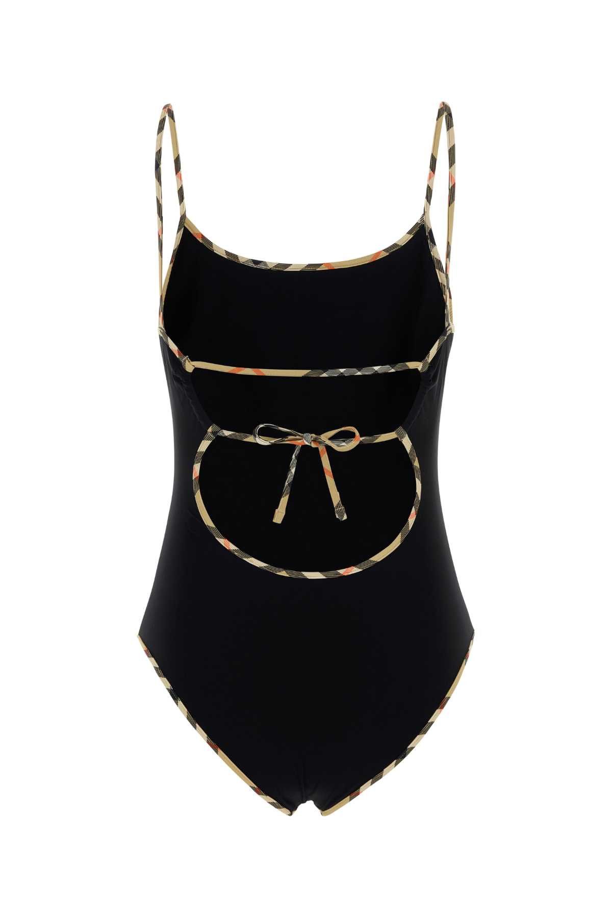 Burberry Black Stretch Nylon Swimsuit Size S / US 4 / IT 40 - 2 Thumbnail
