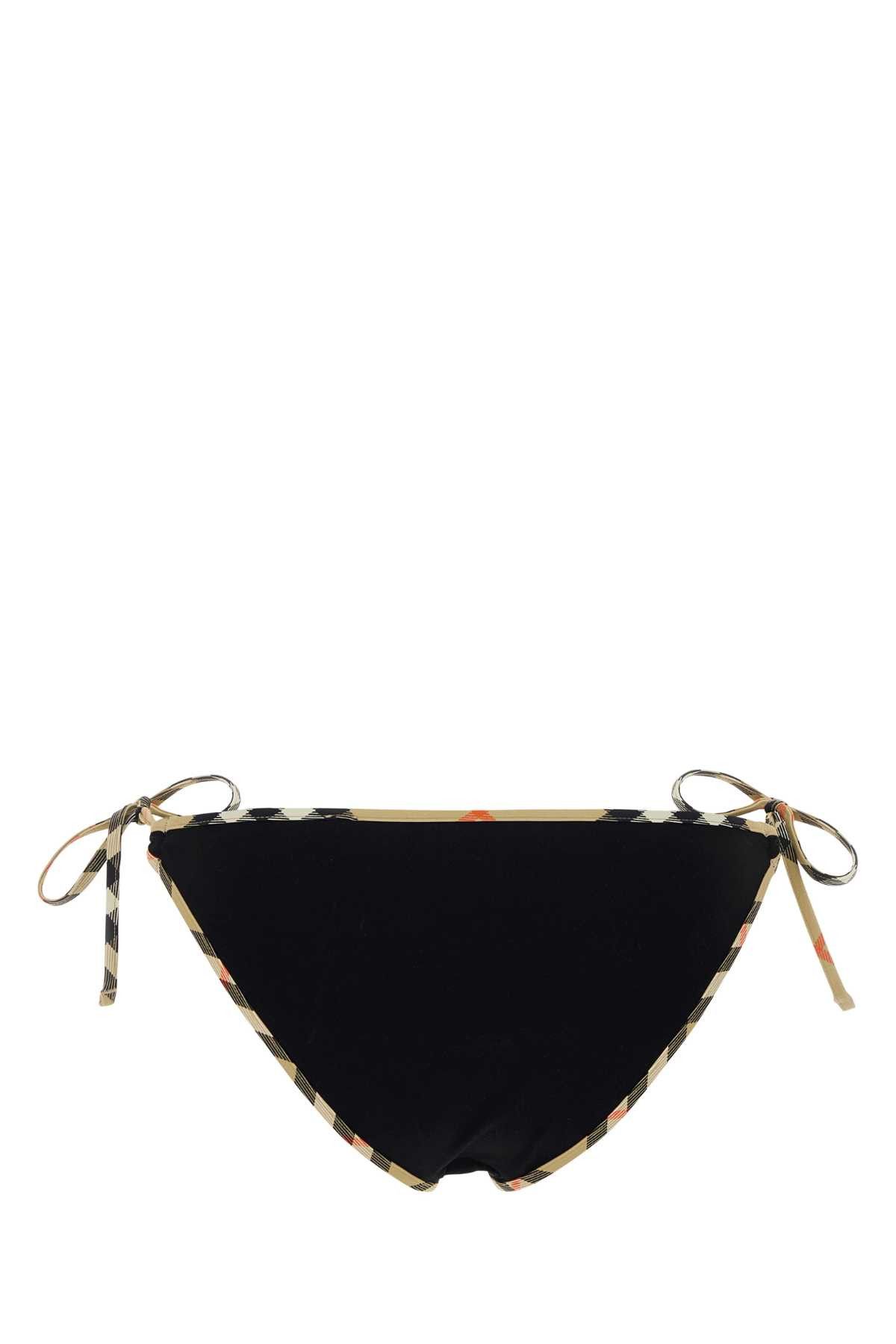 Burberry Black Stretch Nylon Bikini Bottom Size S / US 4 / IT 40 - 2 Thumbnail