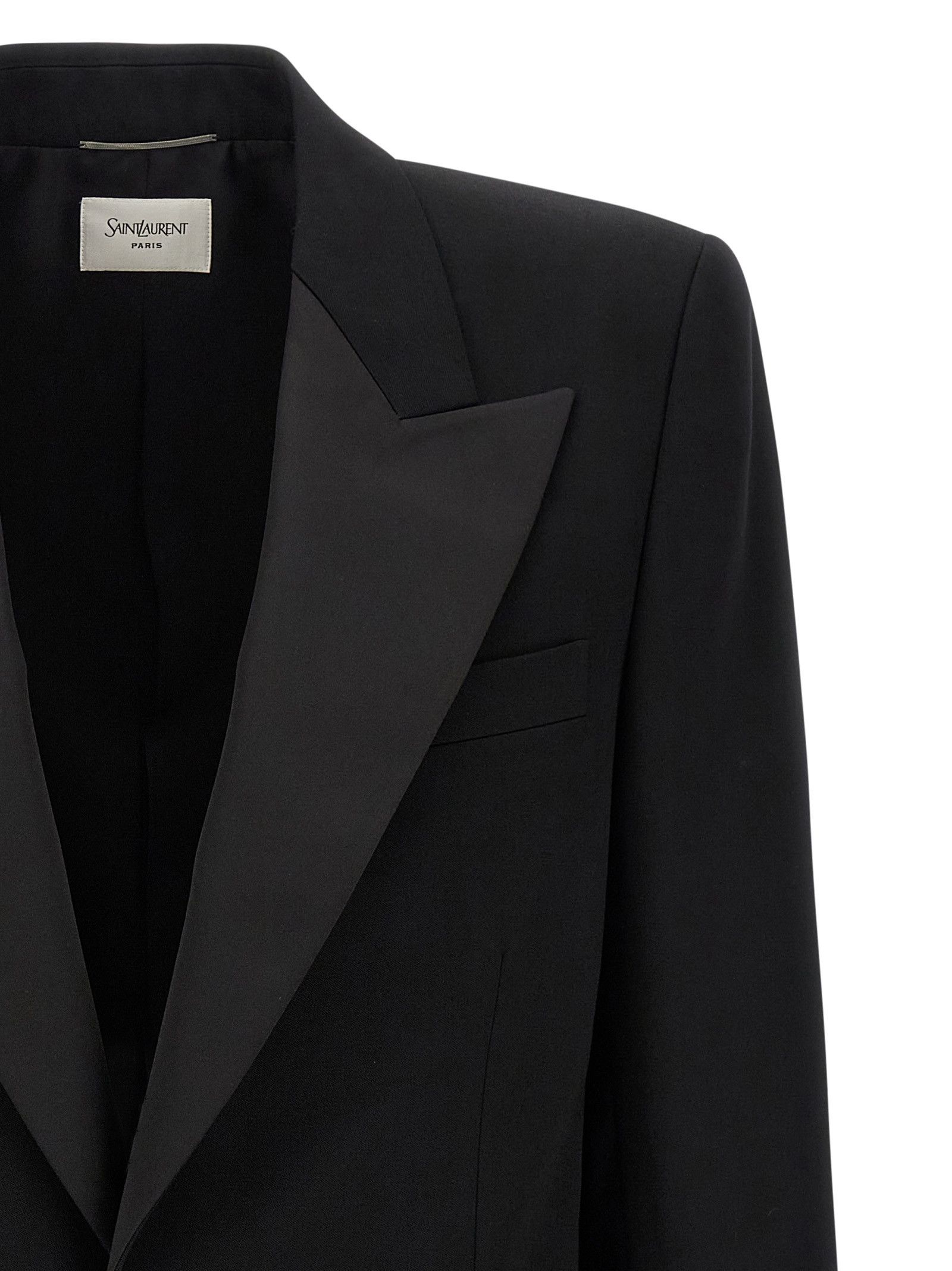 Saint Laurent Paris 'Smoking' Blazer Size 50R - 3 Thumbnail