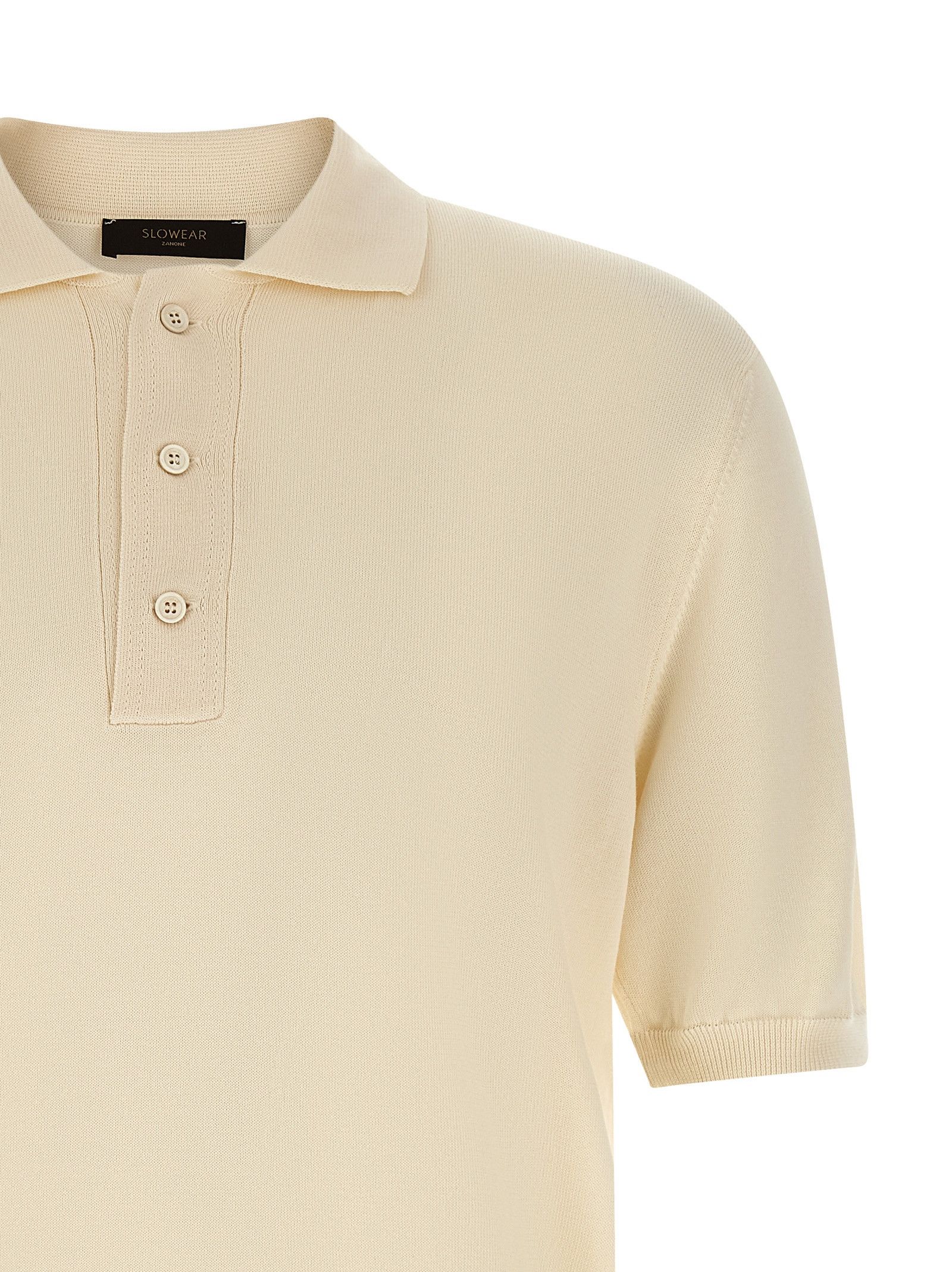 Zanone Cotton Knit Polo Shirt Size US XXL / EU 58 / 5 - 3 Thumbnail