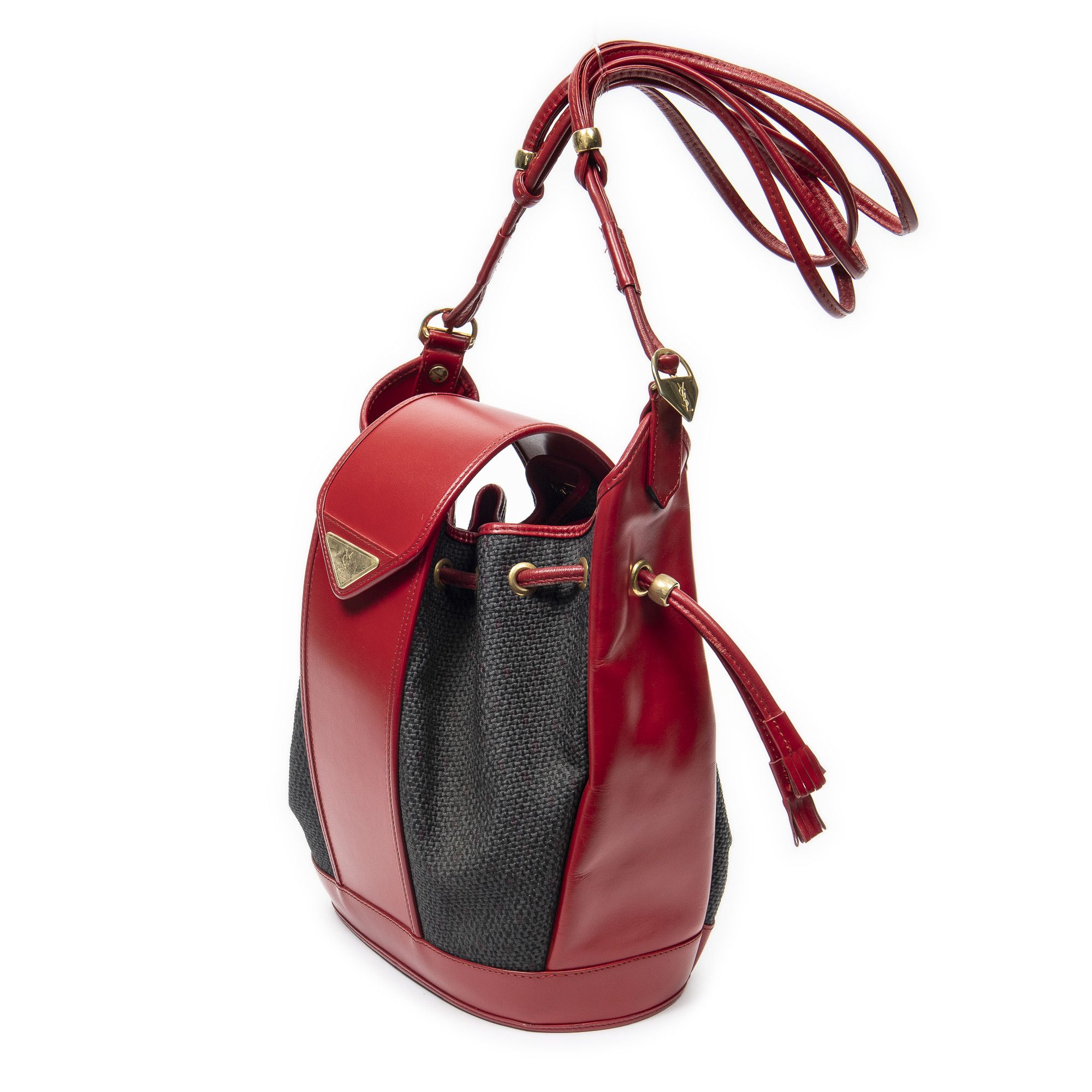 Yves Saint Laurent Vintage Drawstring Bucket Size ONE SIZE - 2 Thumbnail