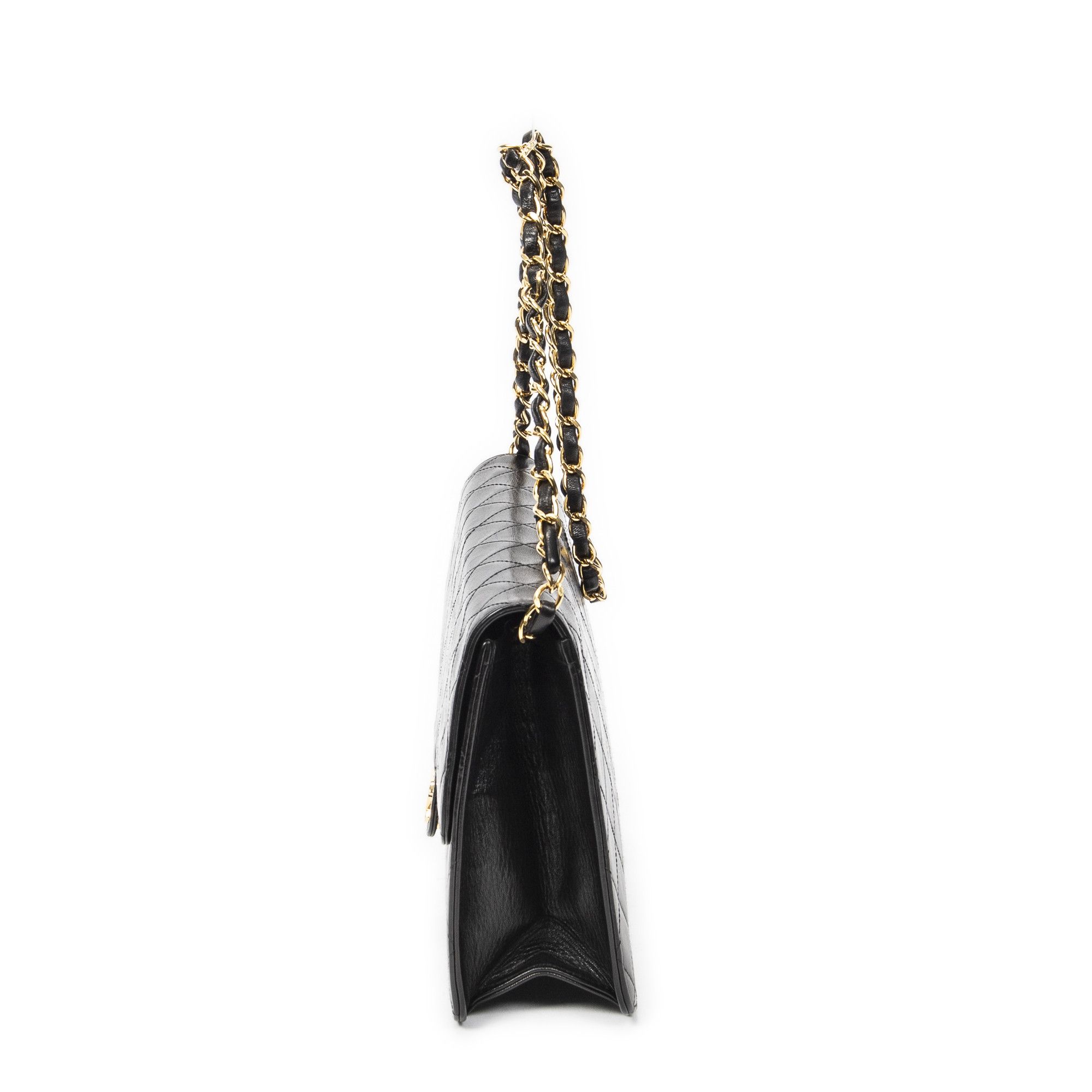 Chanel Vintage Push Lock Straight Flap Size ONE SIZE - 3 Thumbnail