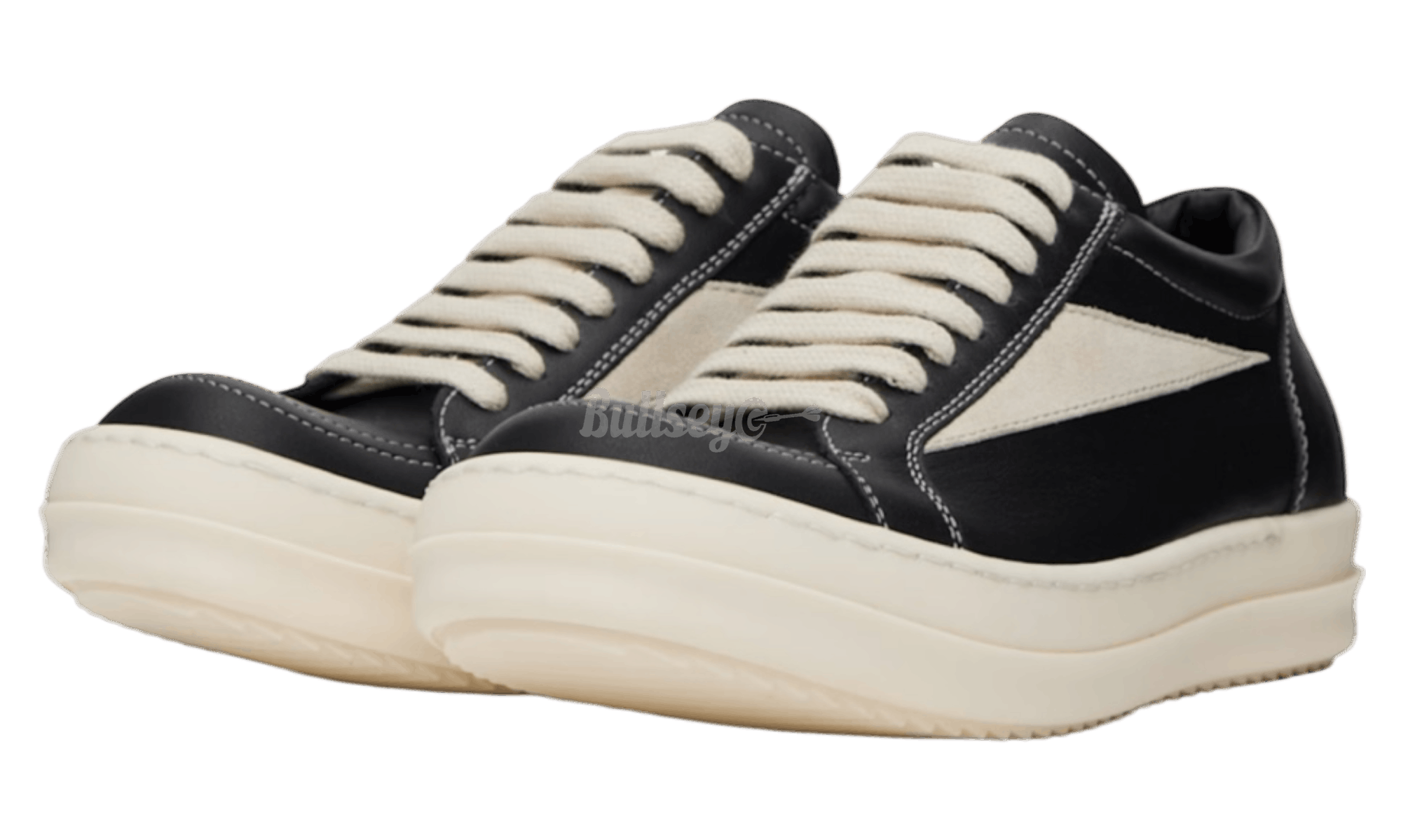 Rick Owens Mainline Vintage Low Black Sneakers Size US 15 / EU 48 - 2 Thumbnail