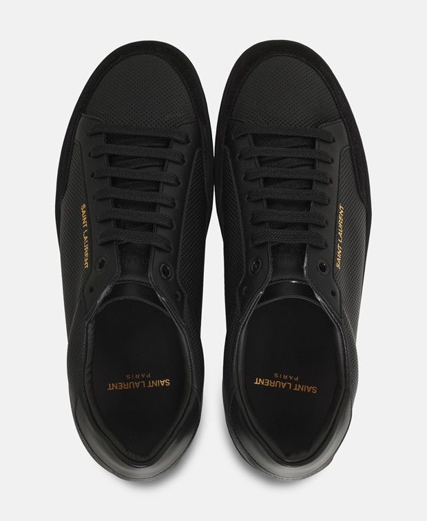 Saint Laurent Paris Nero Sneakers Size US 7 / EU 40 - 3 Thumbnail