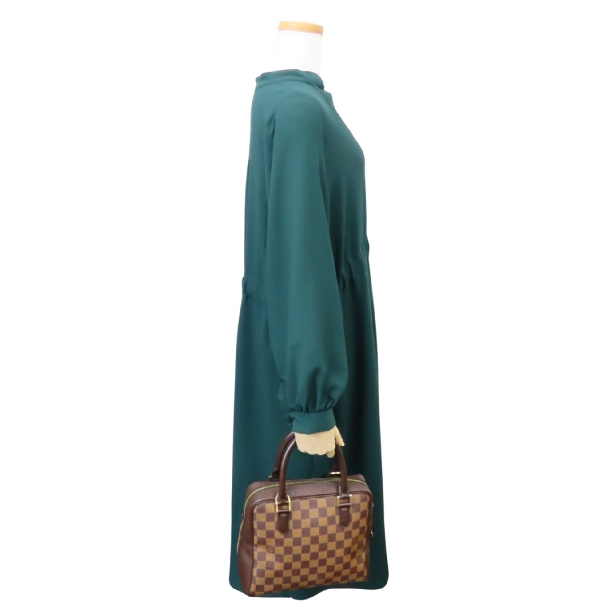 Louis Vuitton Louis Vuitton Brera Handbag N51150 Damier Ebene Brown Women's LOUIS VUITTON Size ONE SIZE - 24 Thumbnail