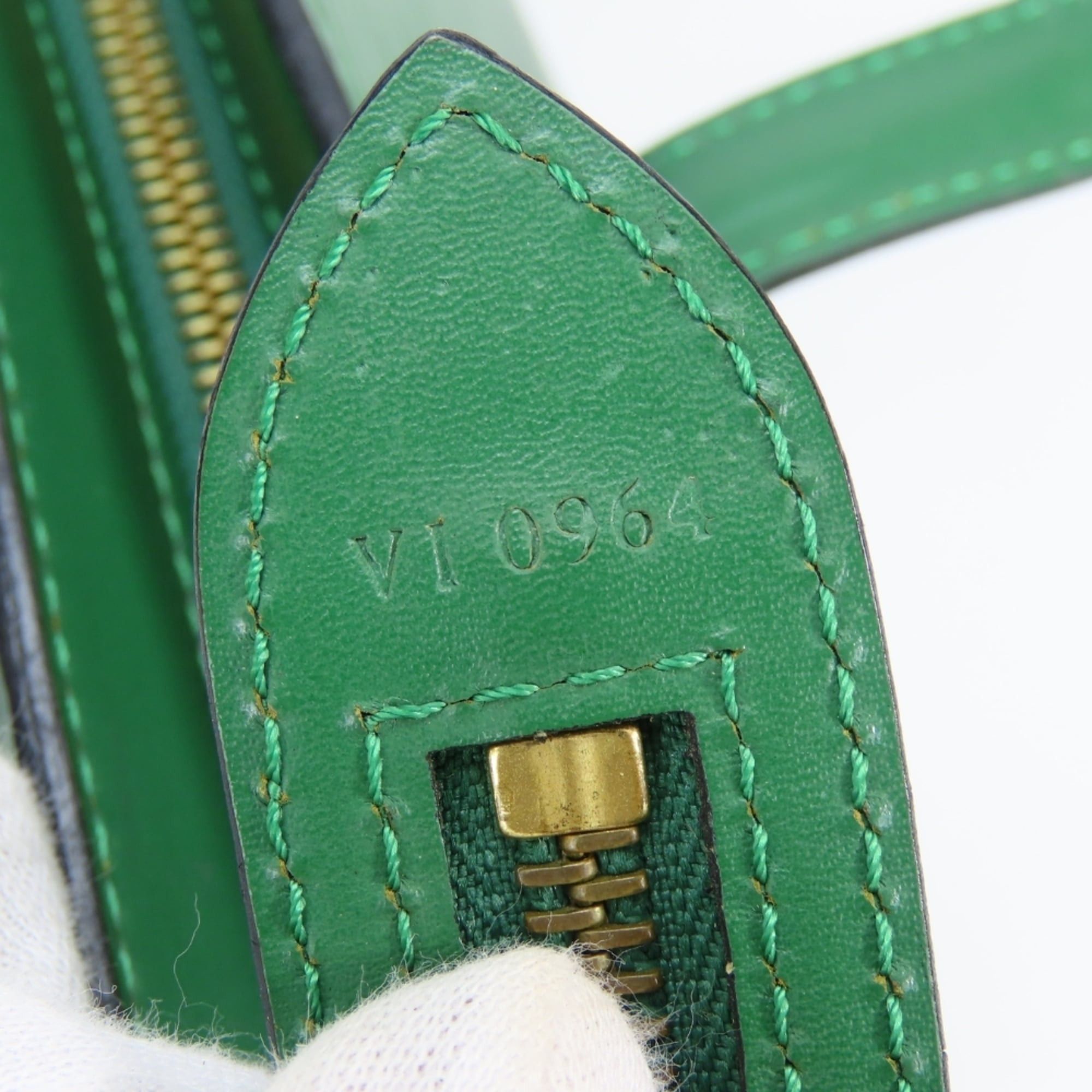 Louis Vuitton Louis Vuitton Saint Jacques PM Tote Bag M52274 in Epi Leather and Borneo Green, Women's LOUIS VUITTON Size ONE SIZE - 22 Thumbnail