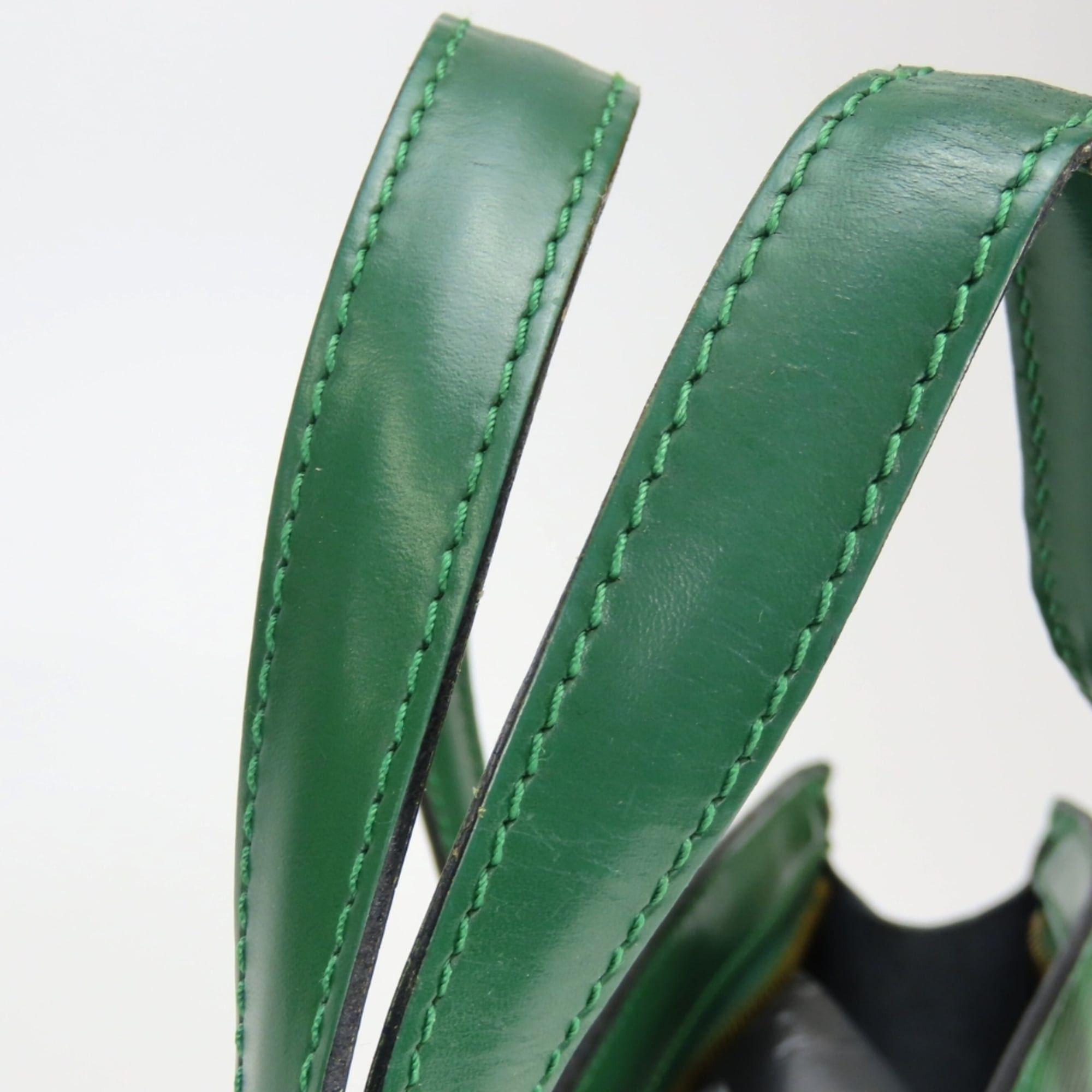 Louis Vuitton Louis Vuitton Saint Jacques PM Tote Bag M52274 in Epi Leather and Borneo Green, Women's LOUIS VUITTON Size ONE SIZE - 13 Thumbnail