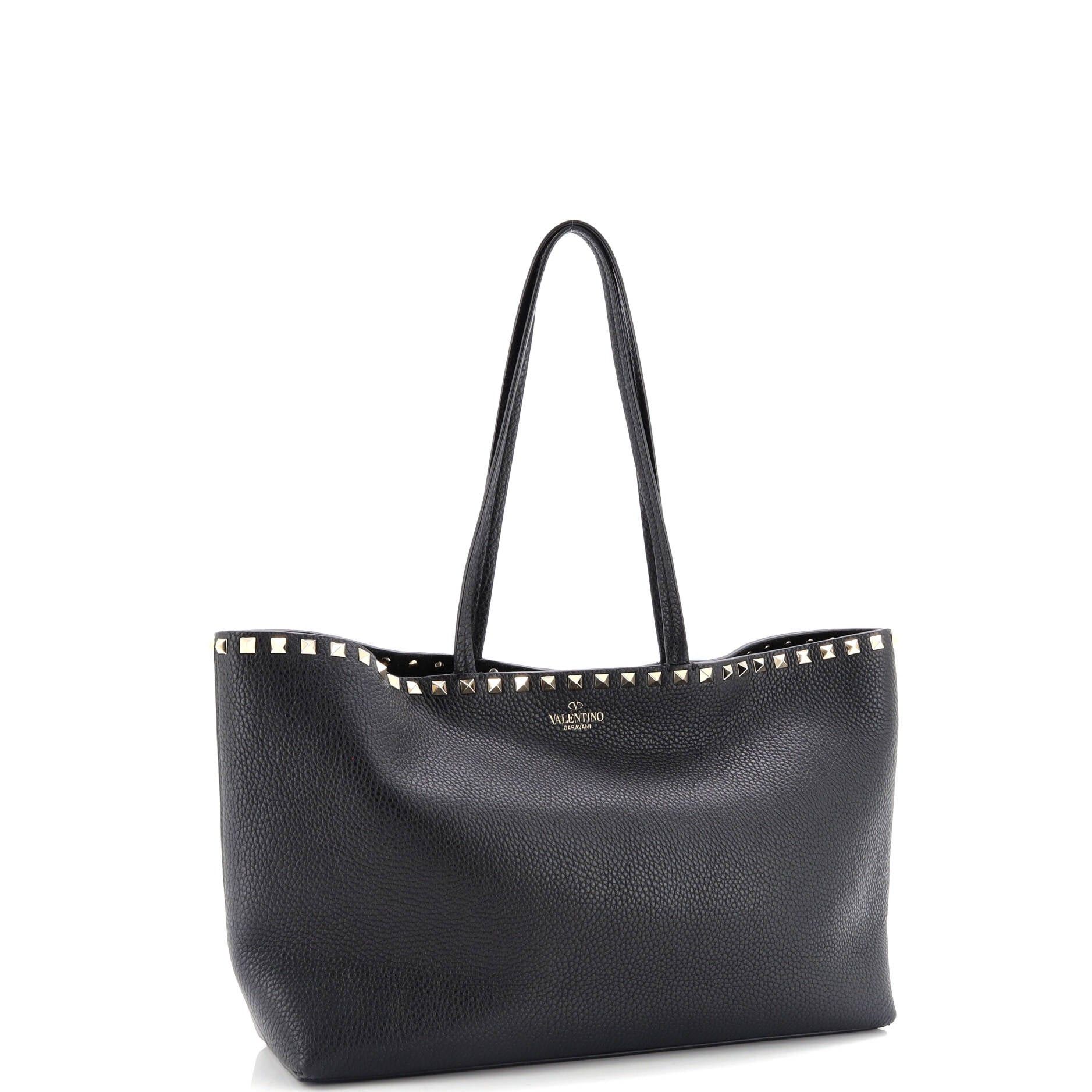 Valentino Rockstud Shopping Tote Medium Size ONE SIZE - 2 Thumbnail