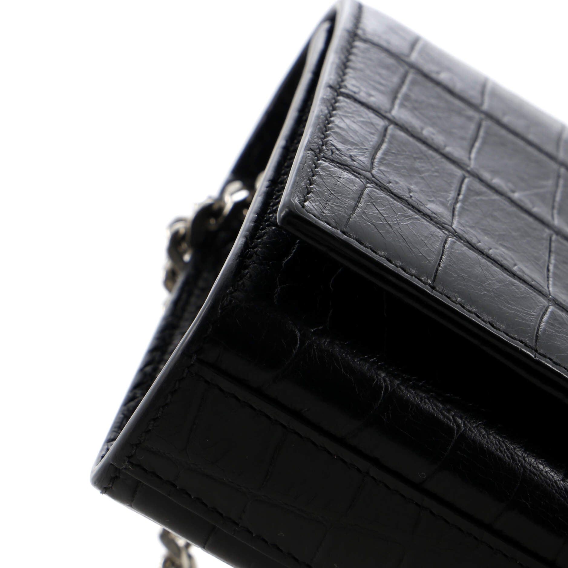 Yves Saint Laurent Crocodile Tassel Kate Small Size ONE SIZE - 3 Thumbnail