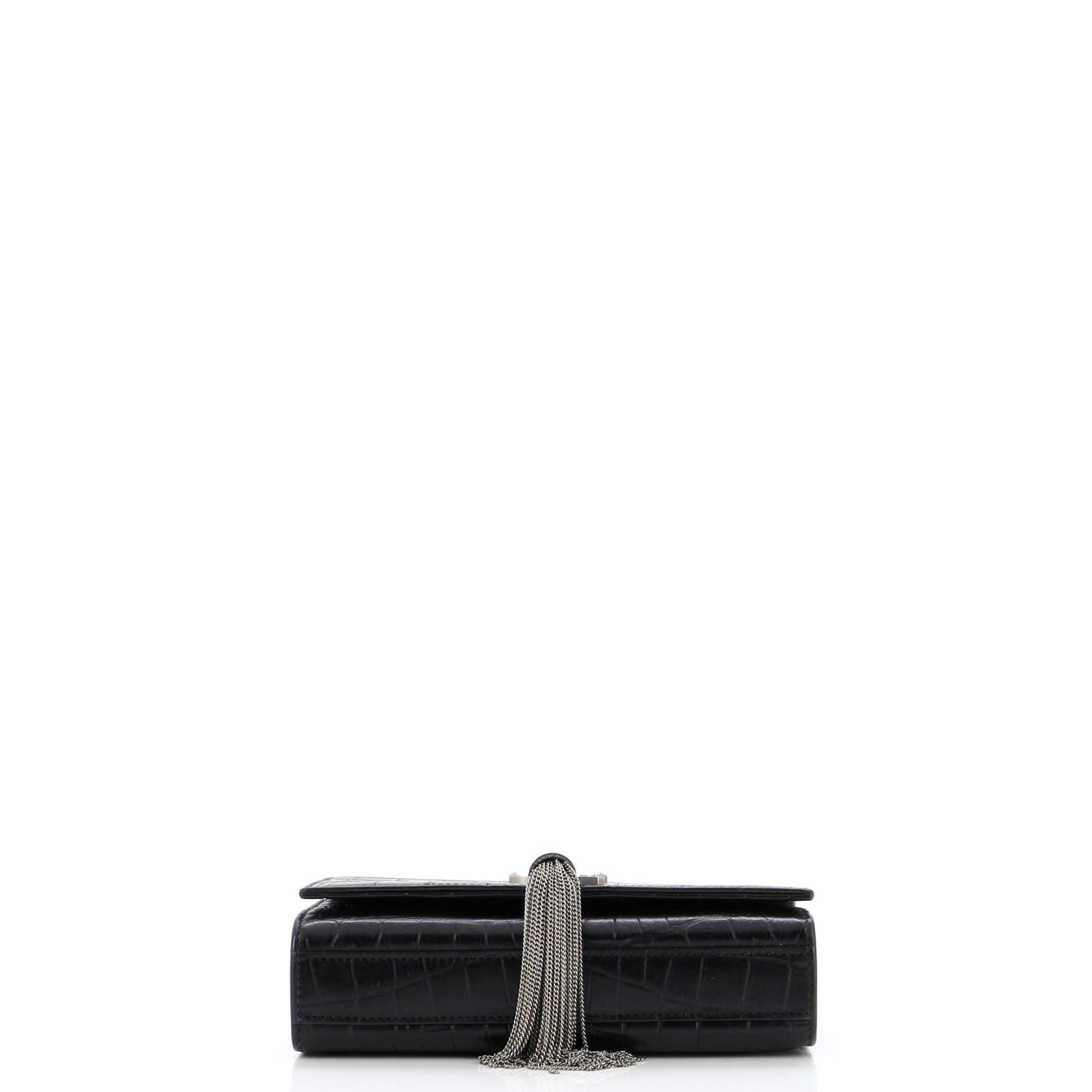 Yves Saint Laurent Crocodile Tassel Kate Small Size ONE SIZE - 5 Thumbnail