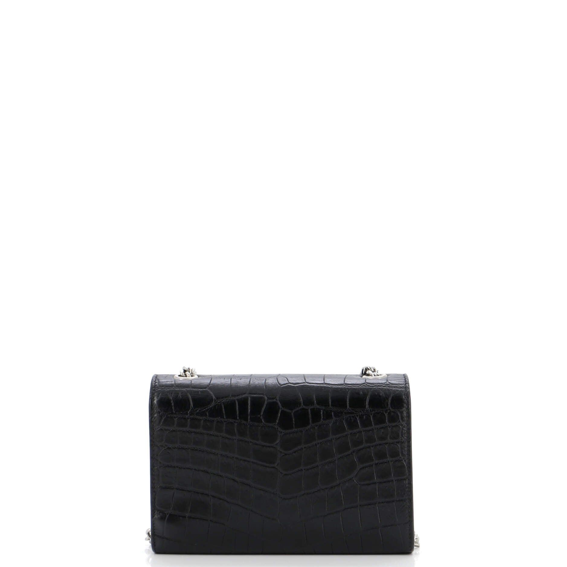Yves Saint Laurent Crocodile Tassel Kate Small Size ONE SIZE - 4 Thumbnail