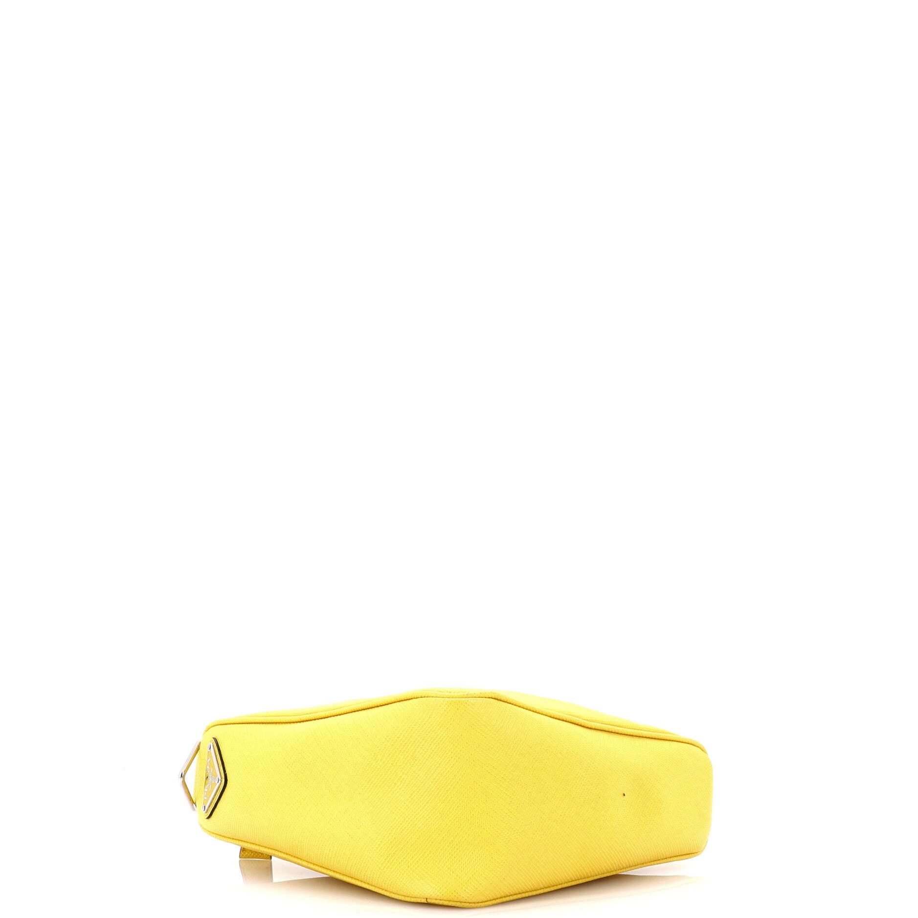 Prada Triangle Logo Zip Crossbody Small Size ONE SIZE - 4 Thumbnail