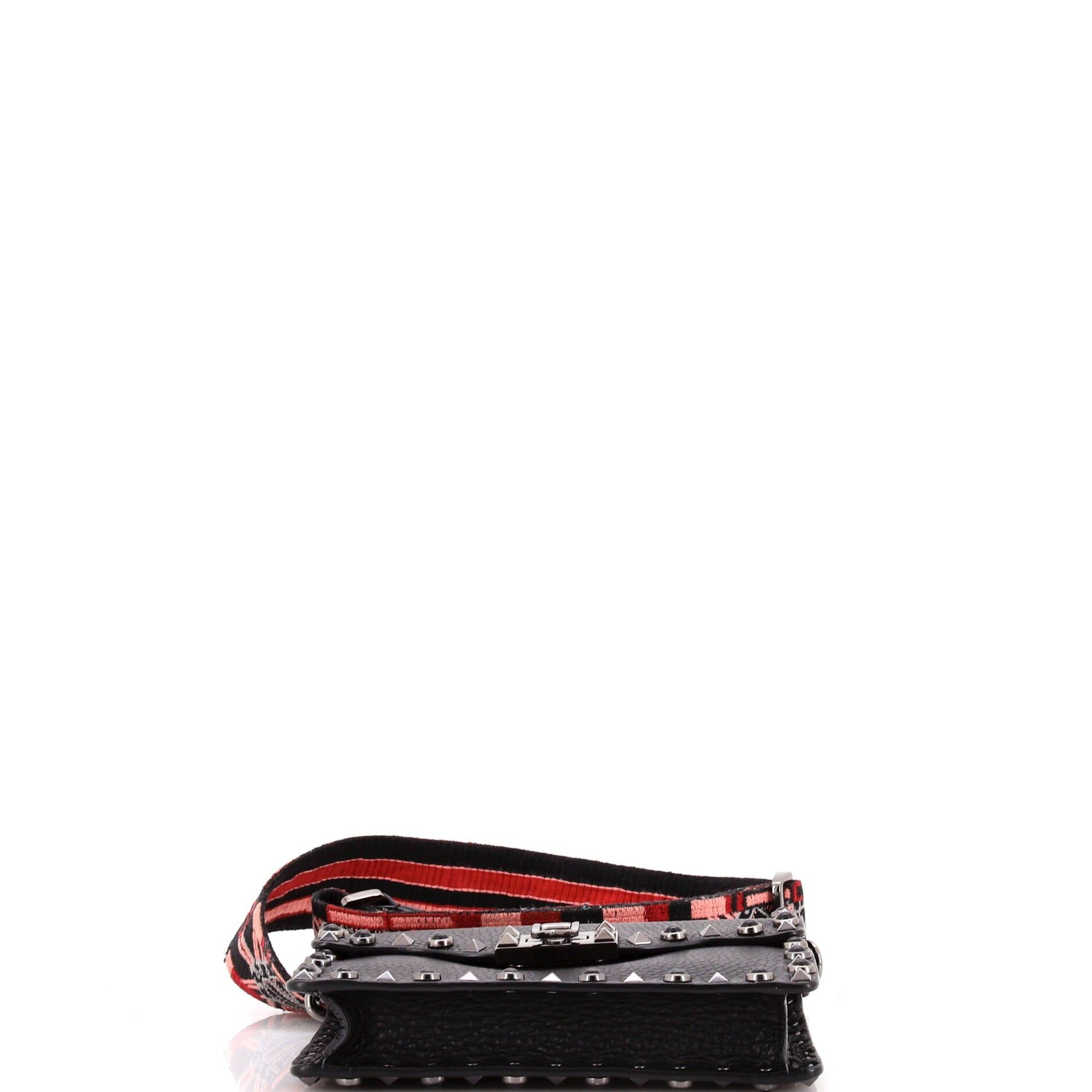 Valentino Rockstud Flip Lock Flap Small Size ONE SIZE - 5 Thumbnail