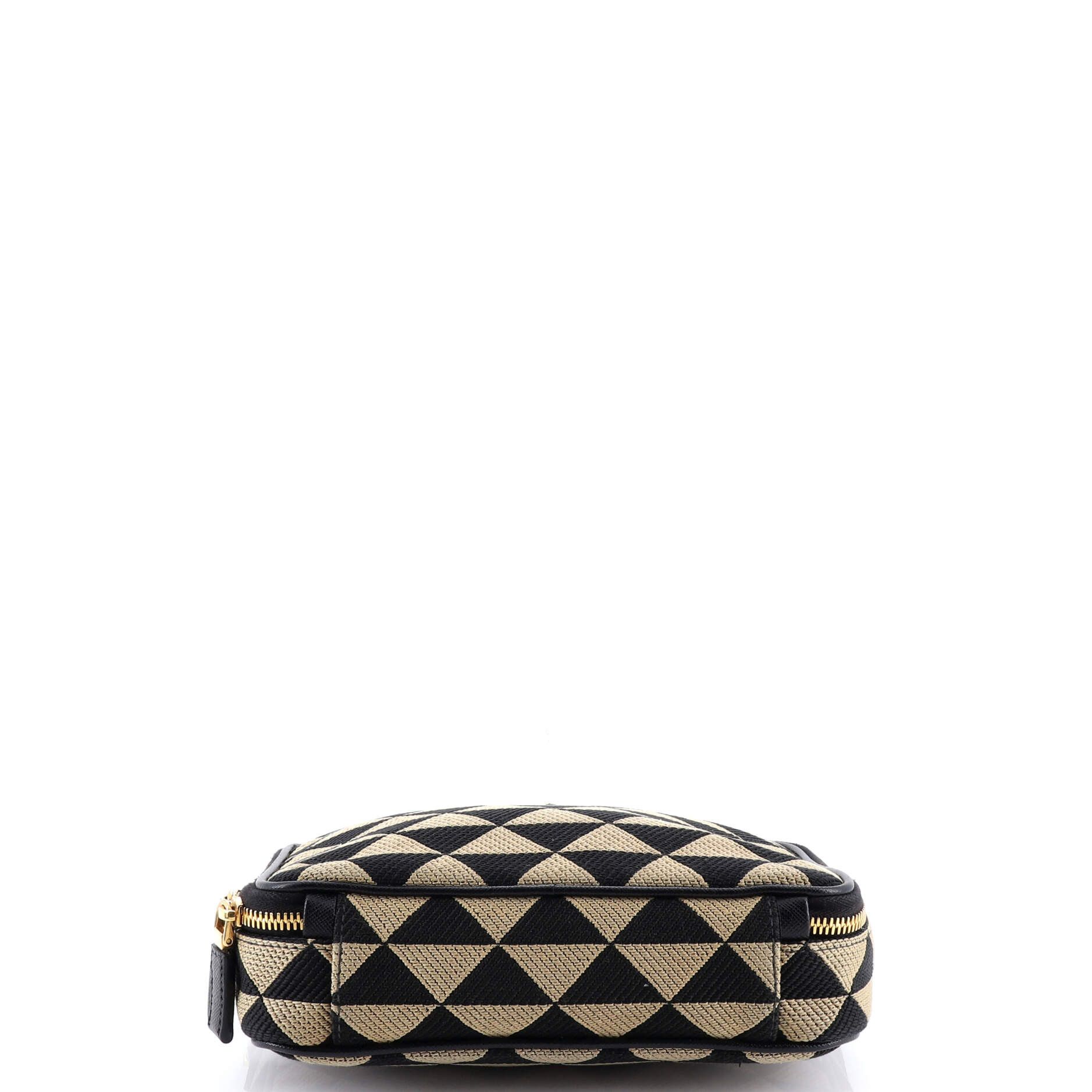 Prada Symbole Zip Around Camera Crossbody Size ONE SIZE - 4 Thumbnail