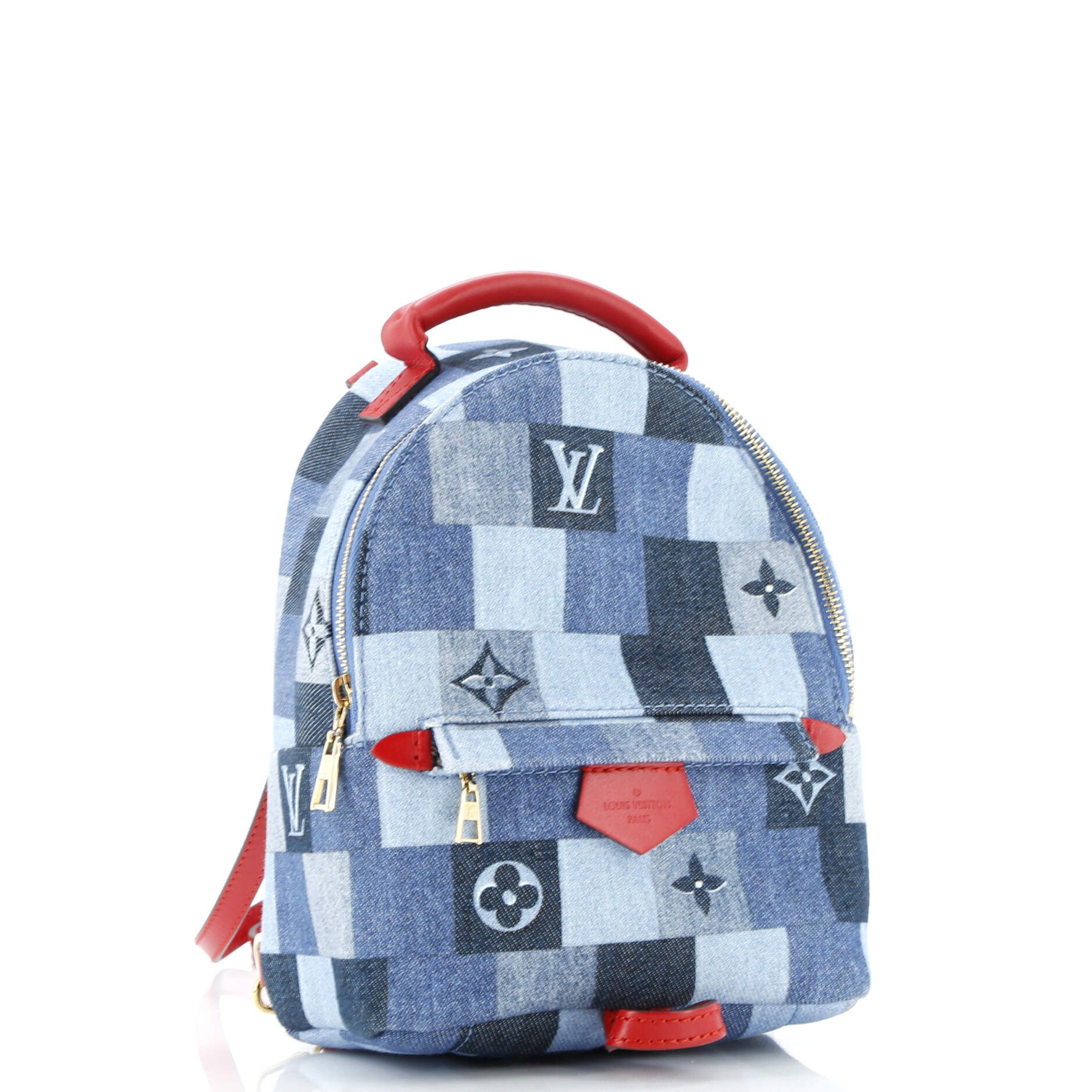 Louis Vuitton Ltd. Ed. Denim Patchwork Palm Springs Size ONE SIZE - 2 Thumbnail