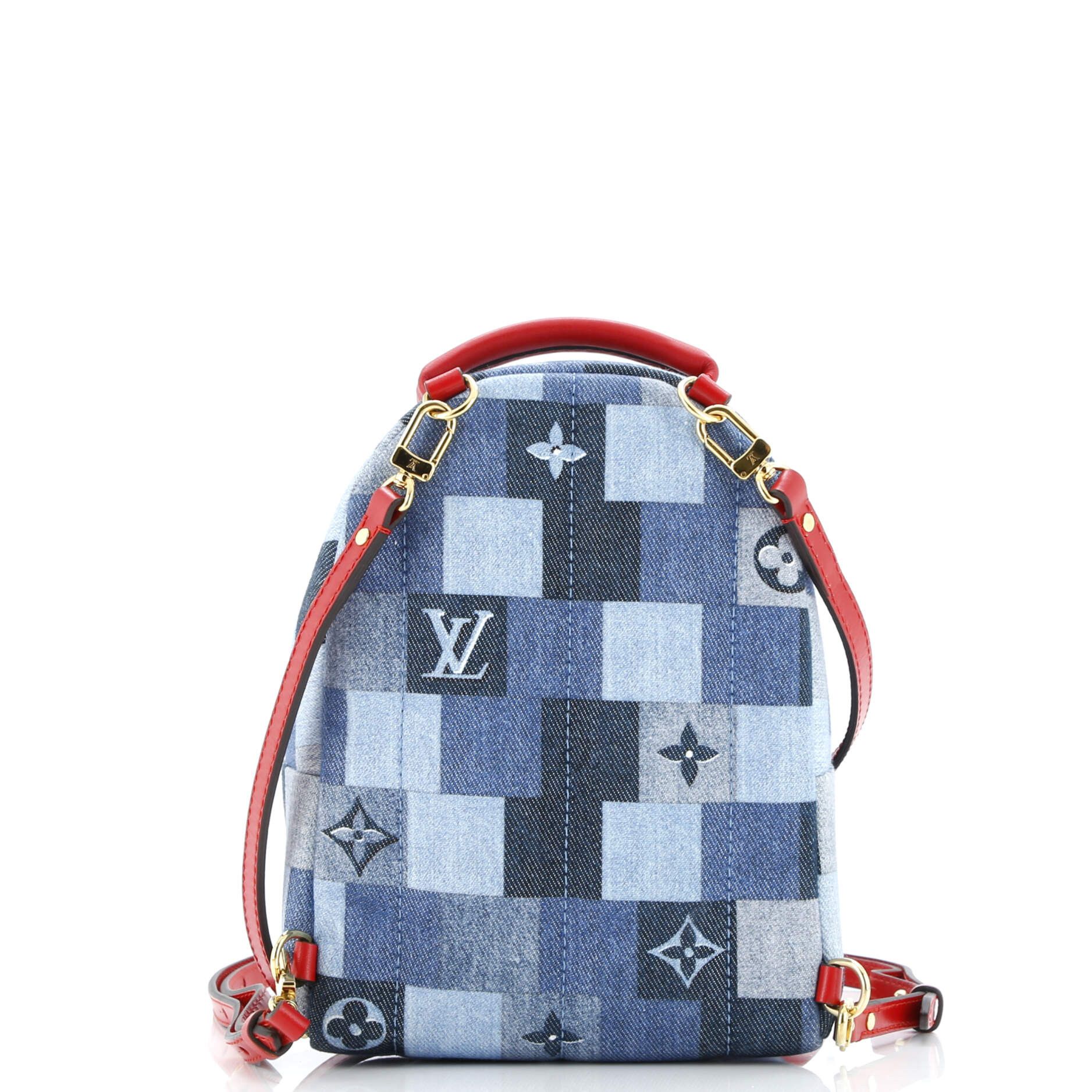 Louis Vuitton Ltd. Ed. Denim Patchwork Palm Springs Size ONE SIZE - 3 Thumbnail