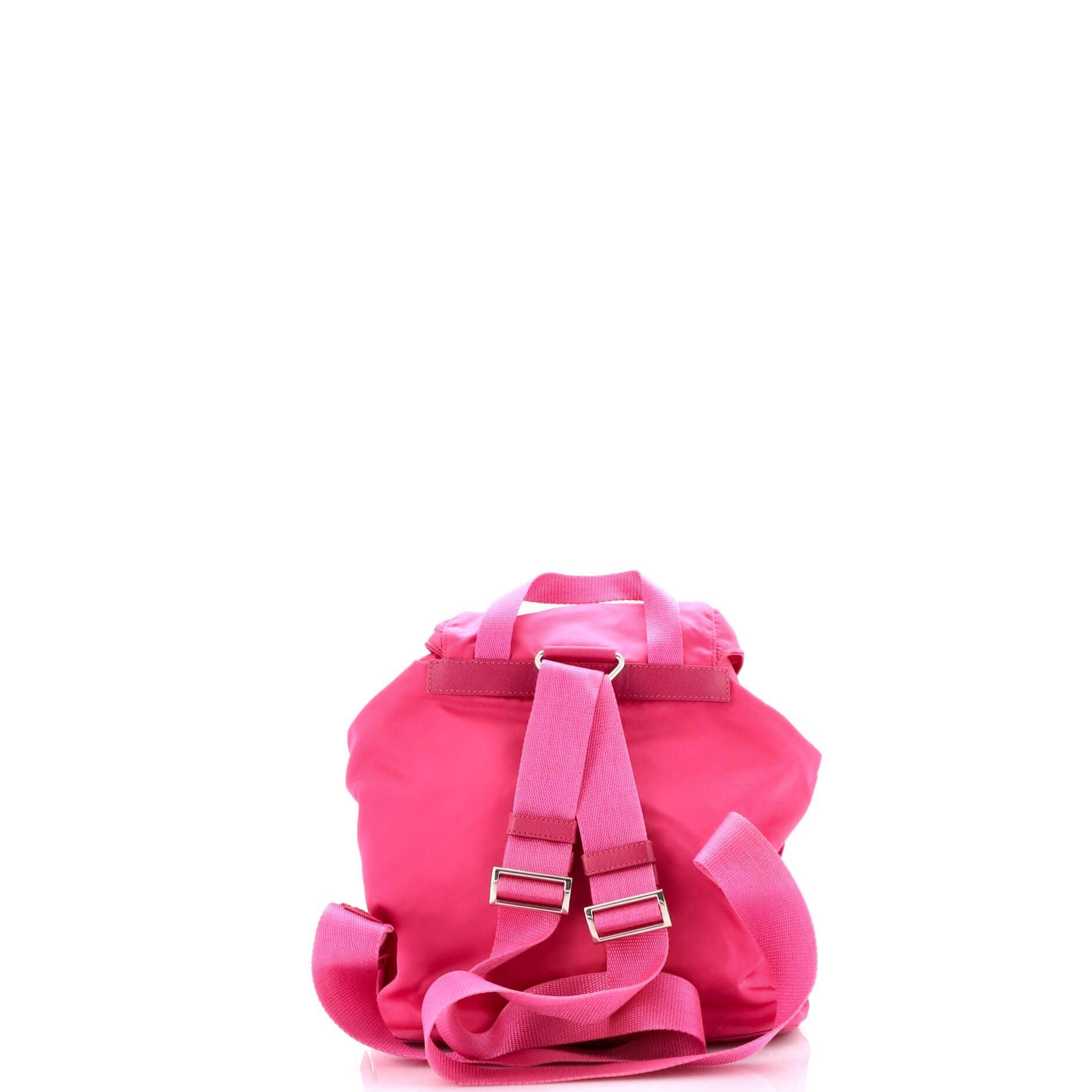 Prada Double Front Pocket Backpack Small Size ONE SIZE - 4 Thumbnail