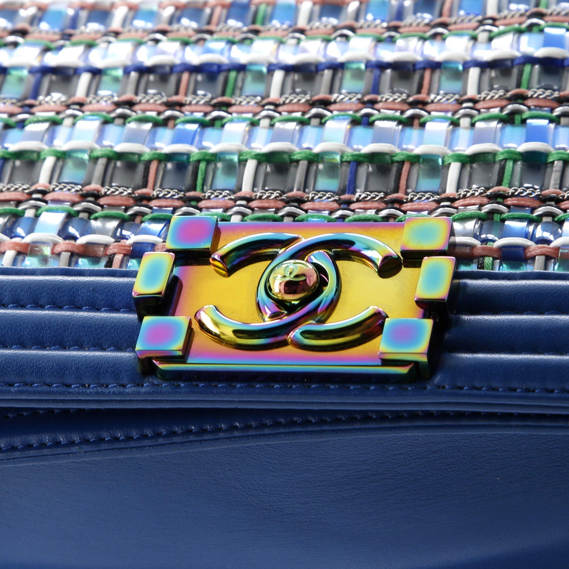 Chanel Iridescent Boy Medium Size ONE SIZE - 7 Thumbnail