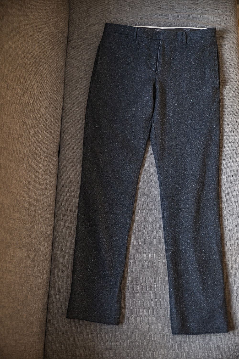 Paul Smith 'the Kensington' Wool And Silk-Blend Tailored Trousers Size US 28 / EU 44 - 2 Thumbnail