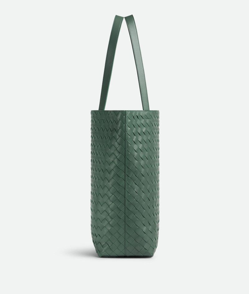 Bottega Veneta small intrecciato north-south tote bag aloe Size ONE SIZE - 2 Thumbnail