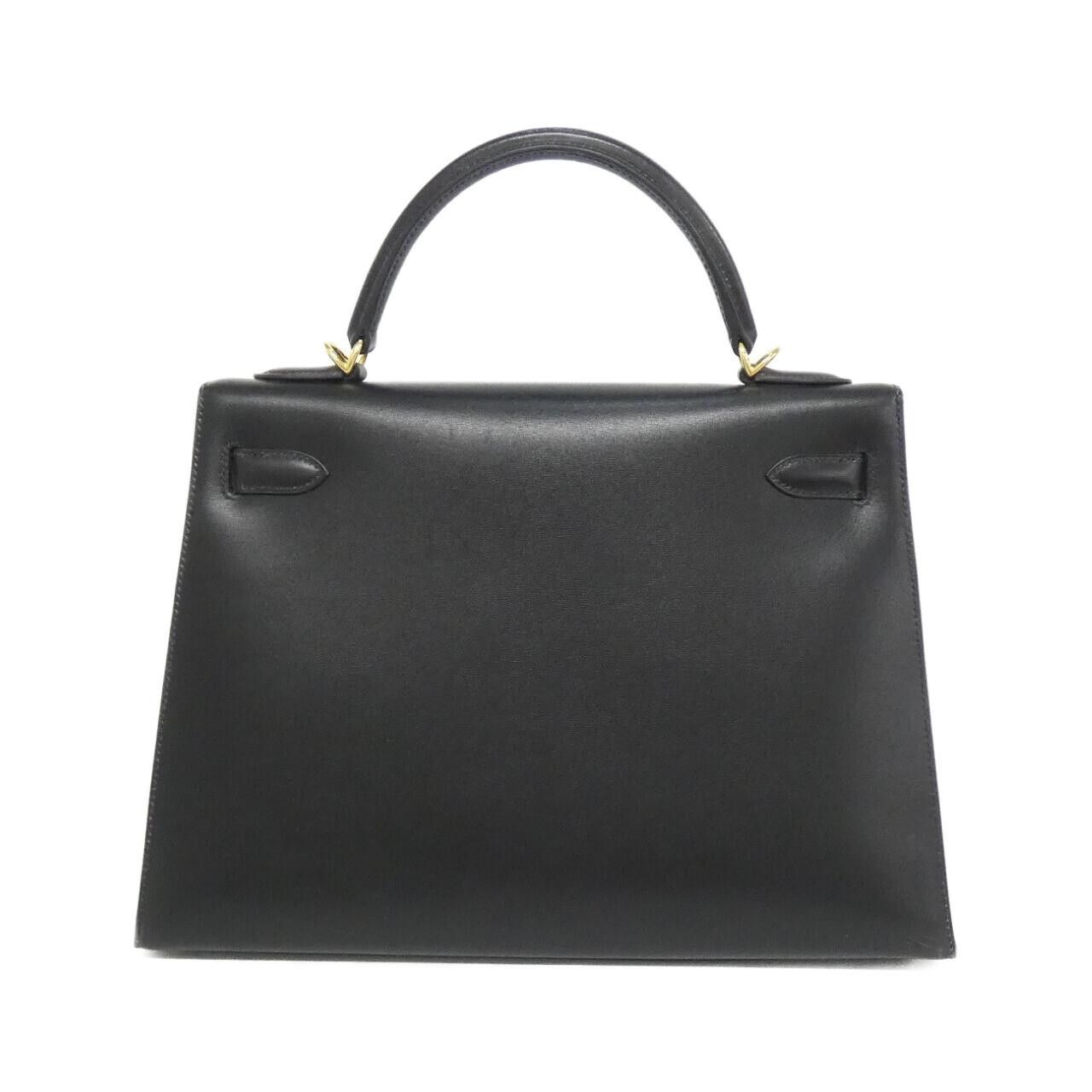 Hermes Hermes Hermès Kelly32 Box Calf Leather Handbag Stamp F DUTY FREE for USA Size ONE SIZE - 2 Thumbnail