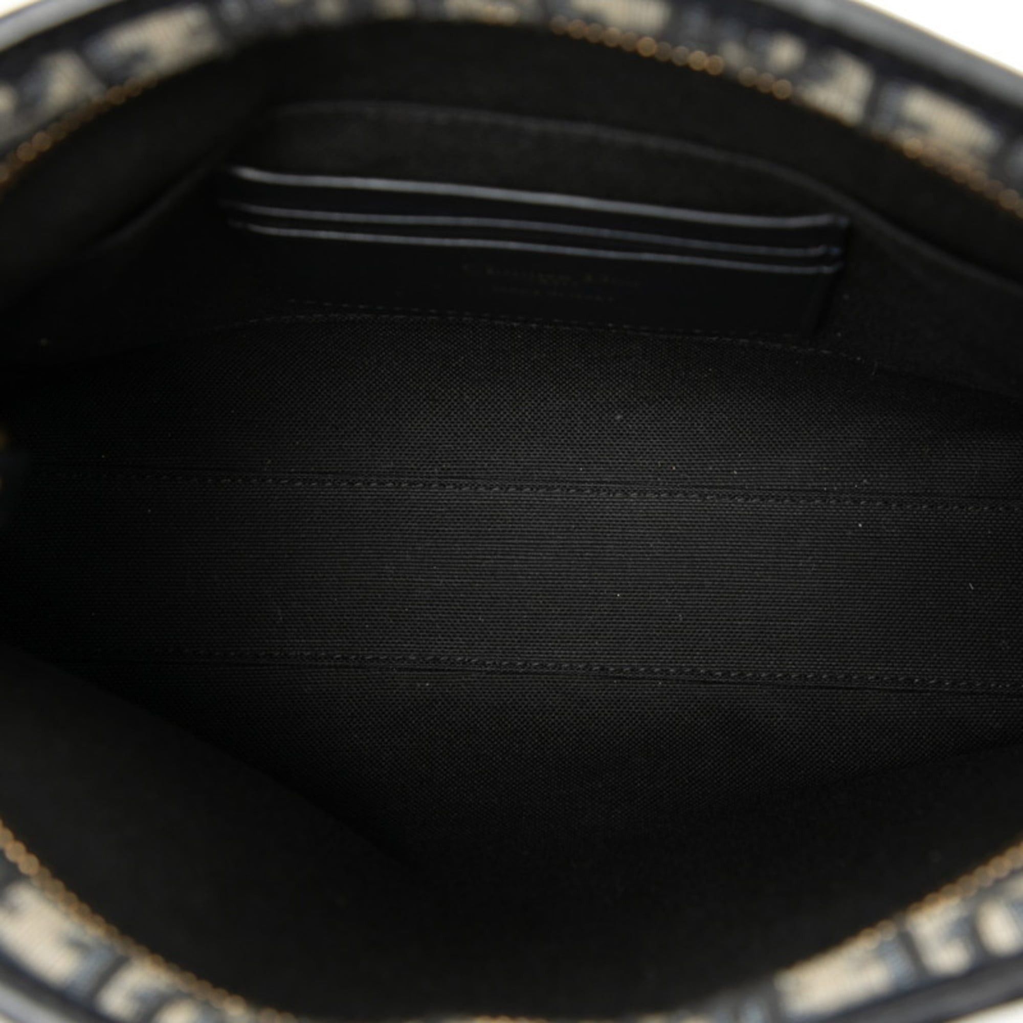 Dior Christian Dior Dior Oblique 30 Montaigne Clutch Bag Navy Canvas Leather Women's Size ONE SIZE - 4 Thumbnail