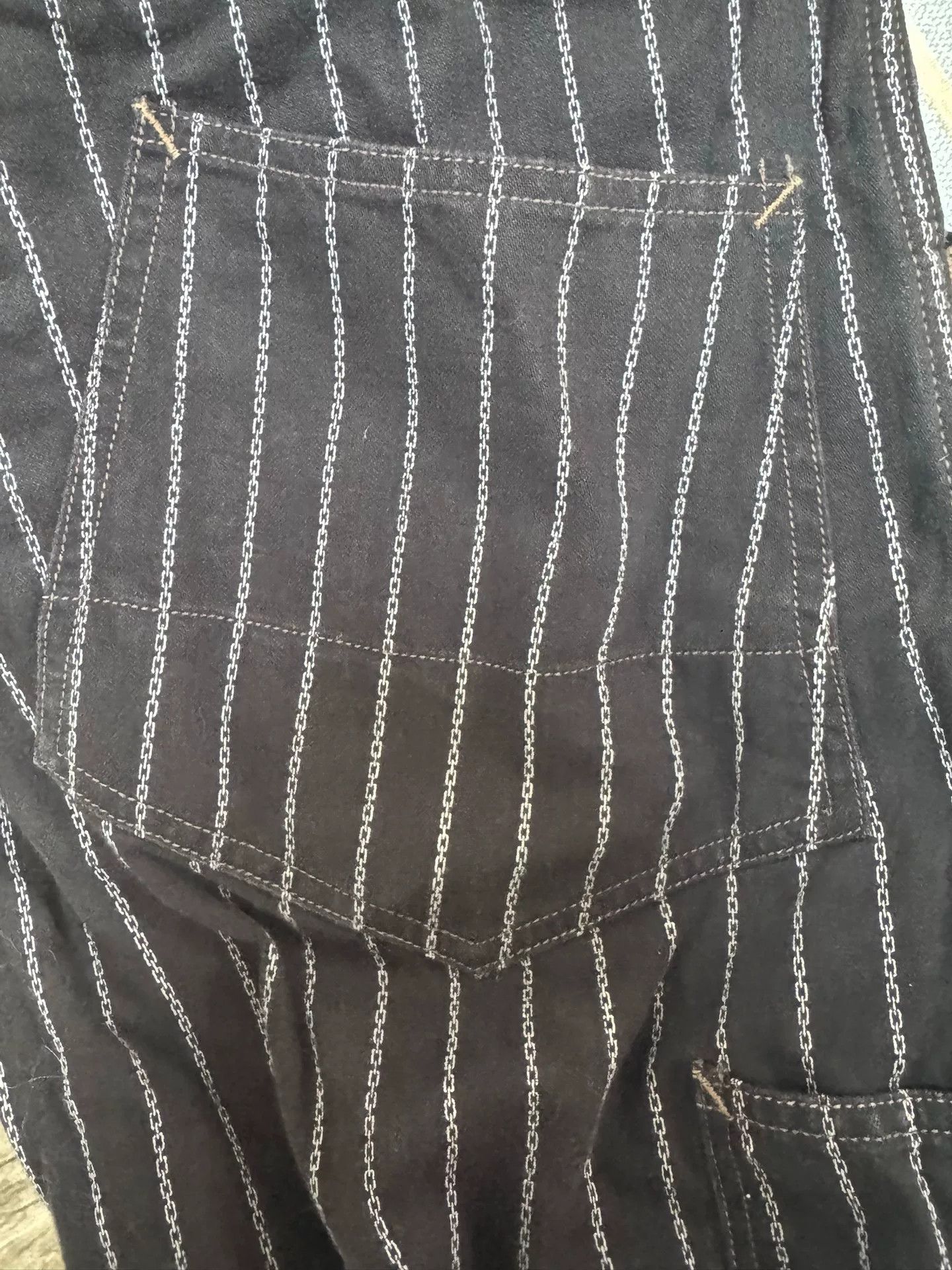 Freewheelers Black Striped Work Pants Size 32 Size US 32 / EU 48 - 5 Thumbnail