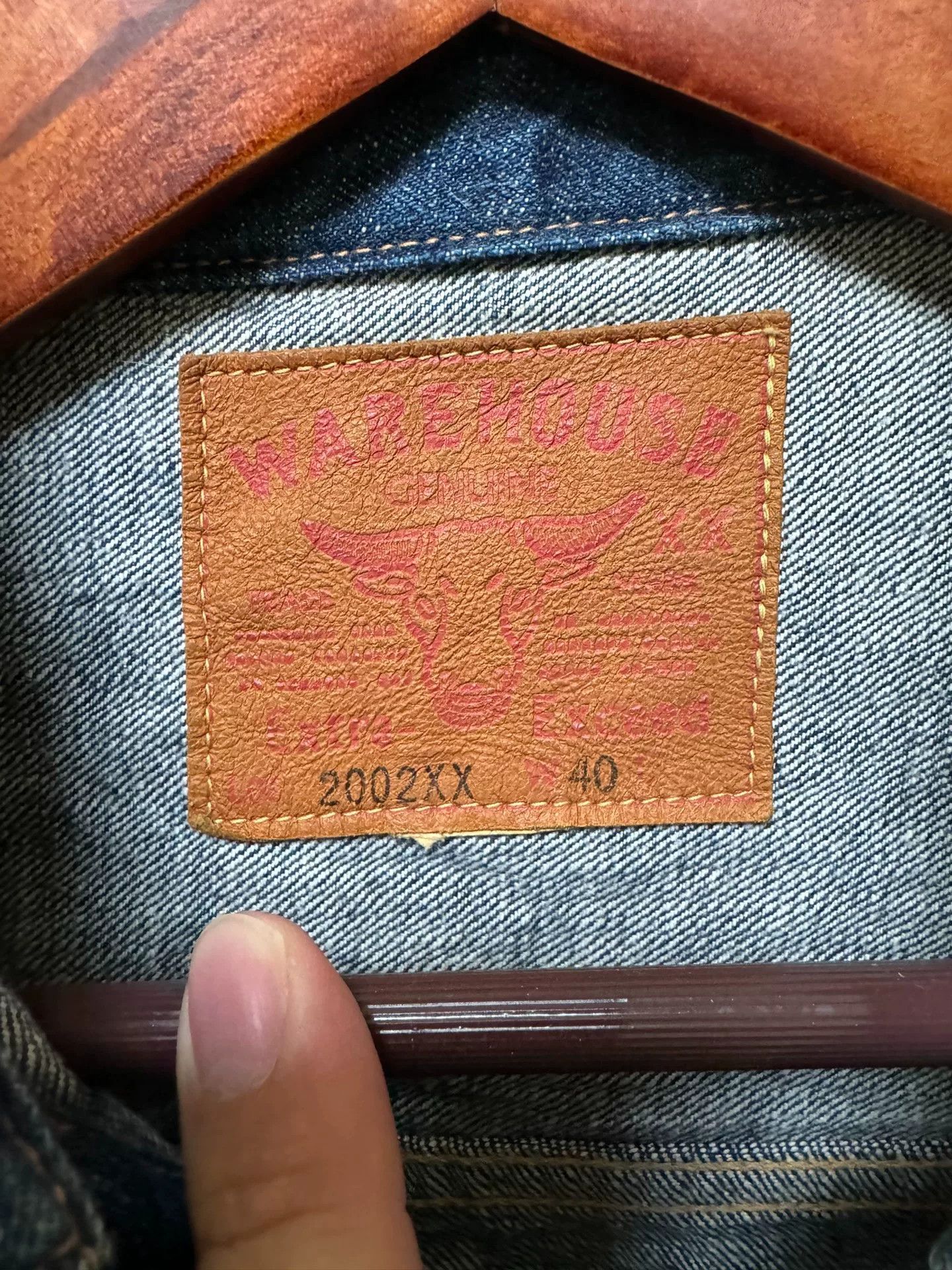 Warehouse & Co. Vintage Denim with Bull Embroidery Design Size US S / EU 44-46 / 1 - 3 Thumbnail