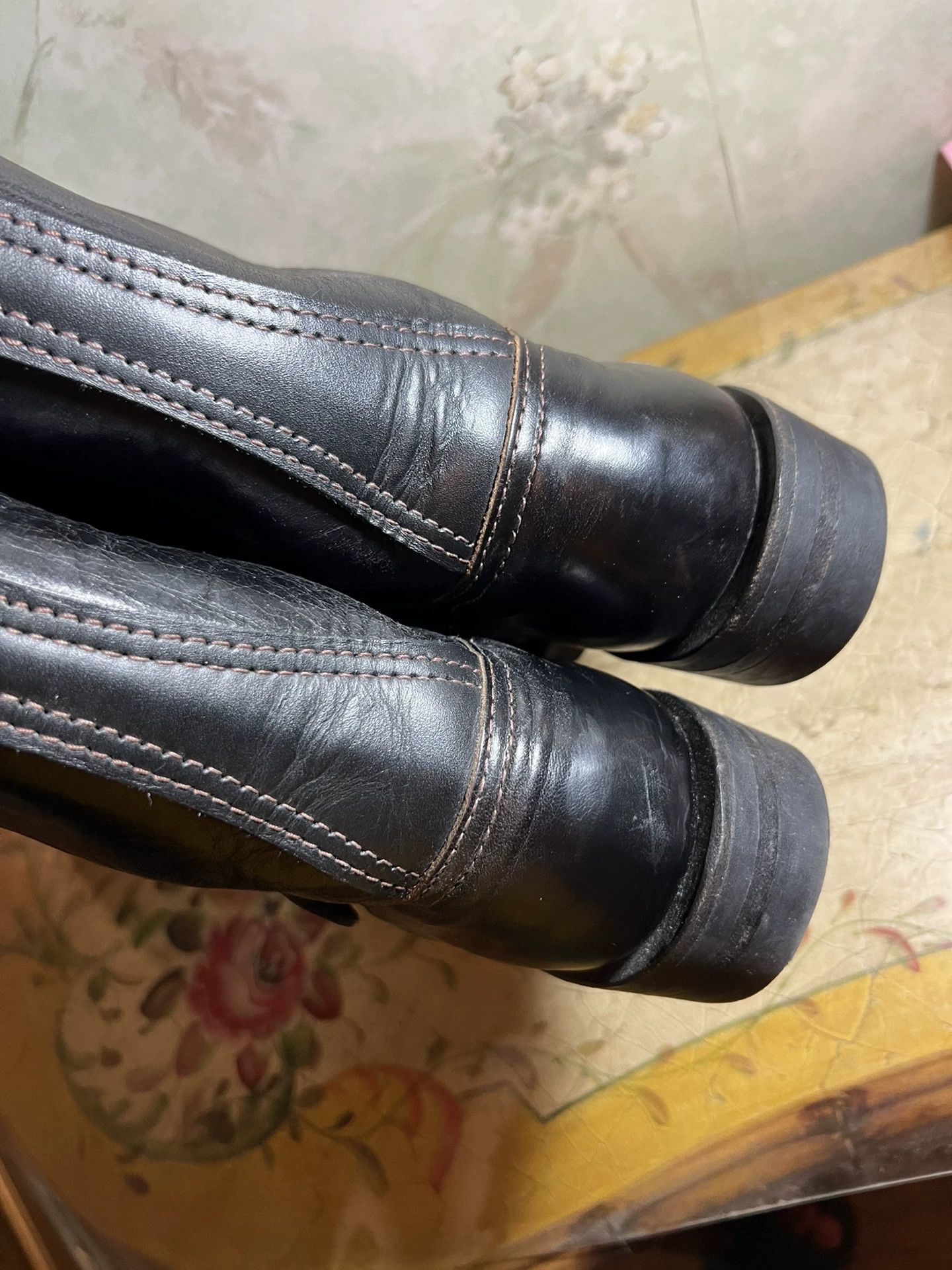 WESCO Wesco Cycle Boss Black Leather Boots Size US 9 / EU 42 - 3 Thumbnail