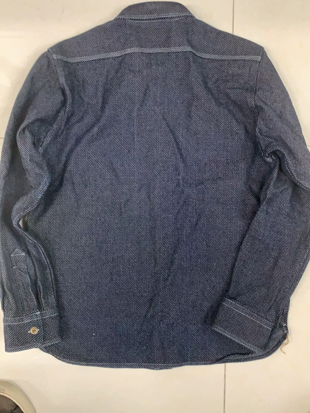 Jelado Jelado Blue Dyed Sashiko Shirt Jacket Size US L / EU 52-54 / 3 - 4 Thumbnail