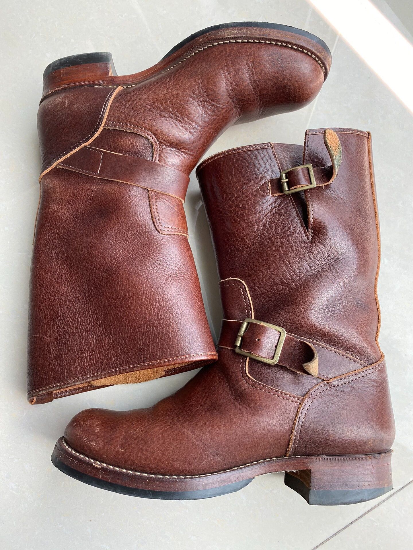 At Last & Co TimeWorn Engineer Boots by AtLast&Co Size US 8 / EU 41 - 2 Thumbnail