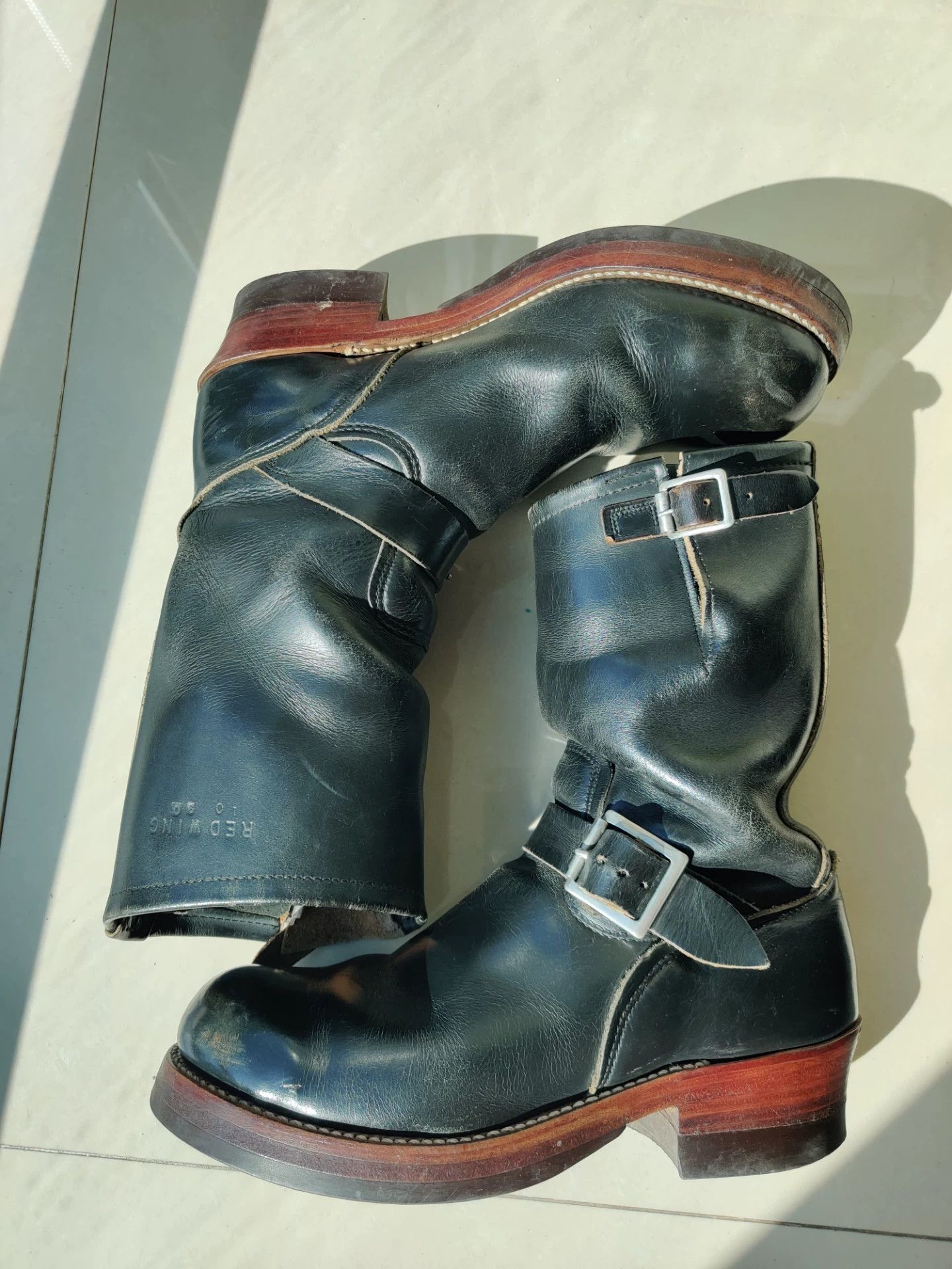 Red Wing Red Wing Engineer Boots with Black Finish Size US 7.5 / EU 40-41 - 3 Thumbnail