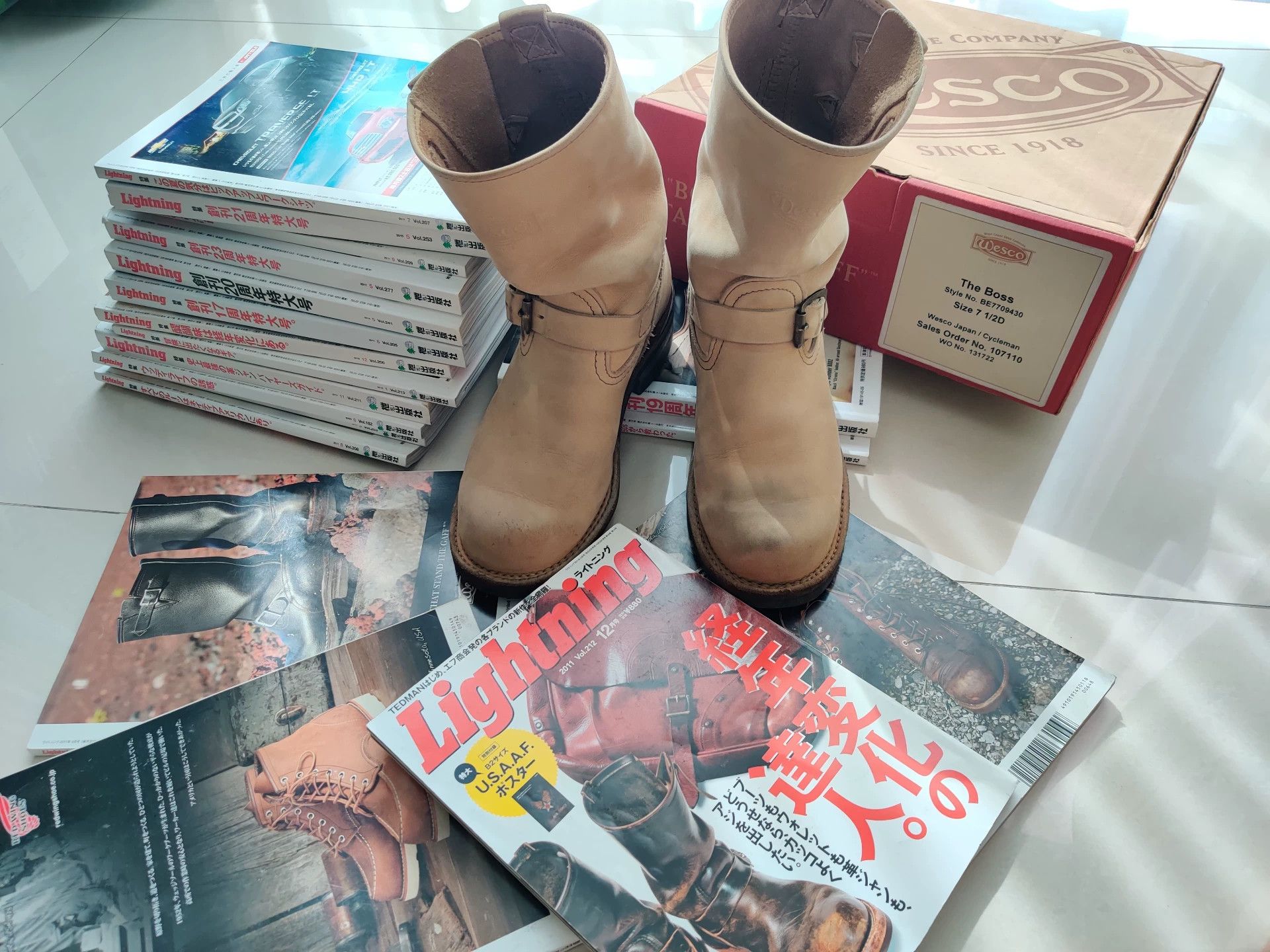 WESCO Wesco Boss Engineer Boots in Natural Color Size US 7.5 / EU 40-41 - 2 Thumbnail