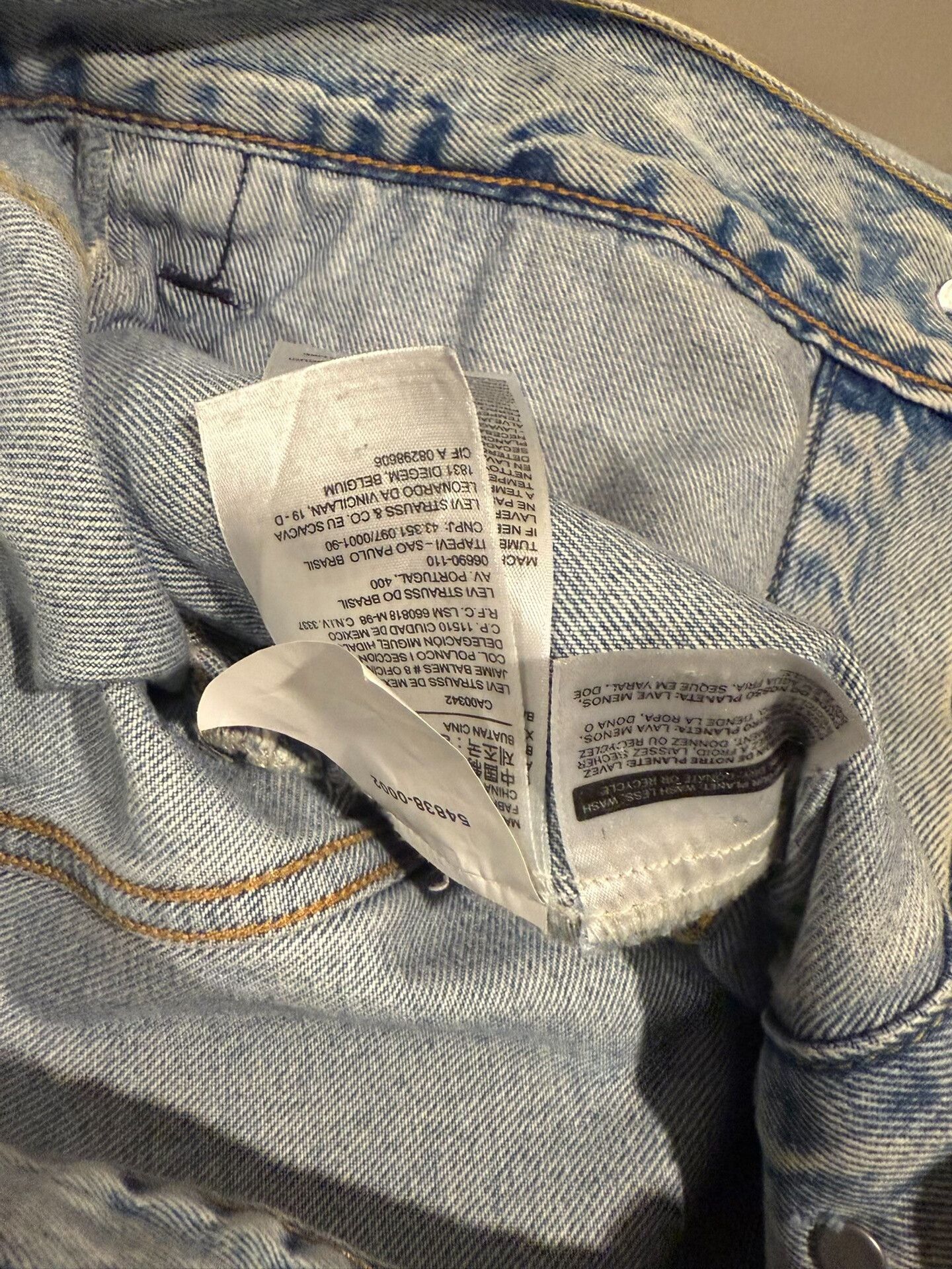 Levi's Levi's x Futura Denim Jacket M Size Size US M / EU 48-50 / 2 - 5 Thumbnail