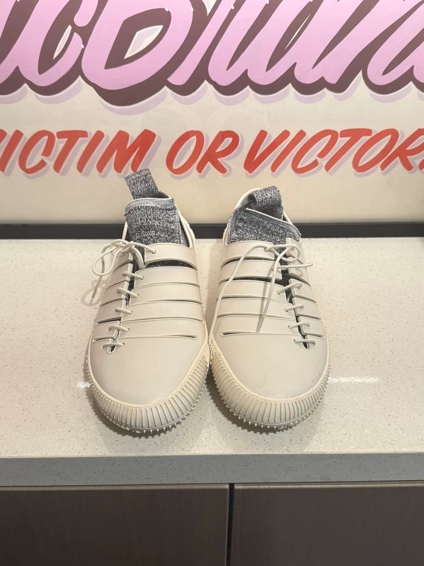 Bottega Veneta Bottega Veneta Climber White Sneakers Size US 8 / EU 41 - 2 Thumbnail