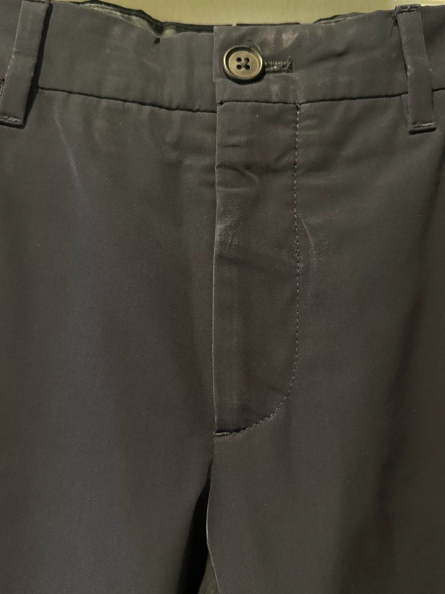 Prada Prada Dark Blue Straight Leg Trousers Size US 32 / EU 48 - 2 Thumbnail