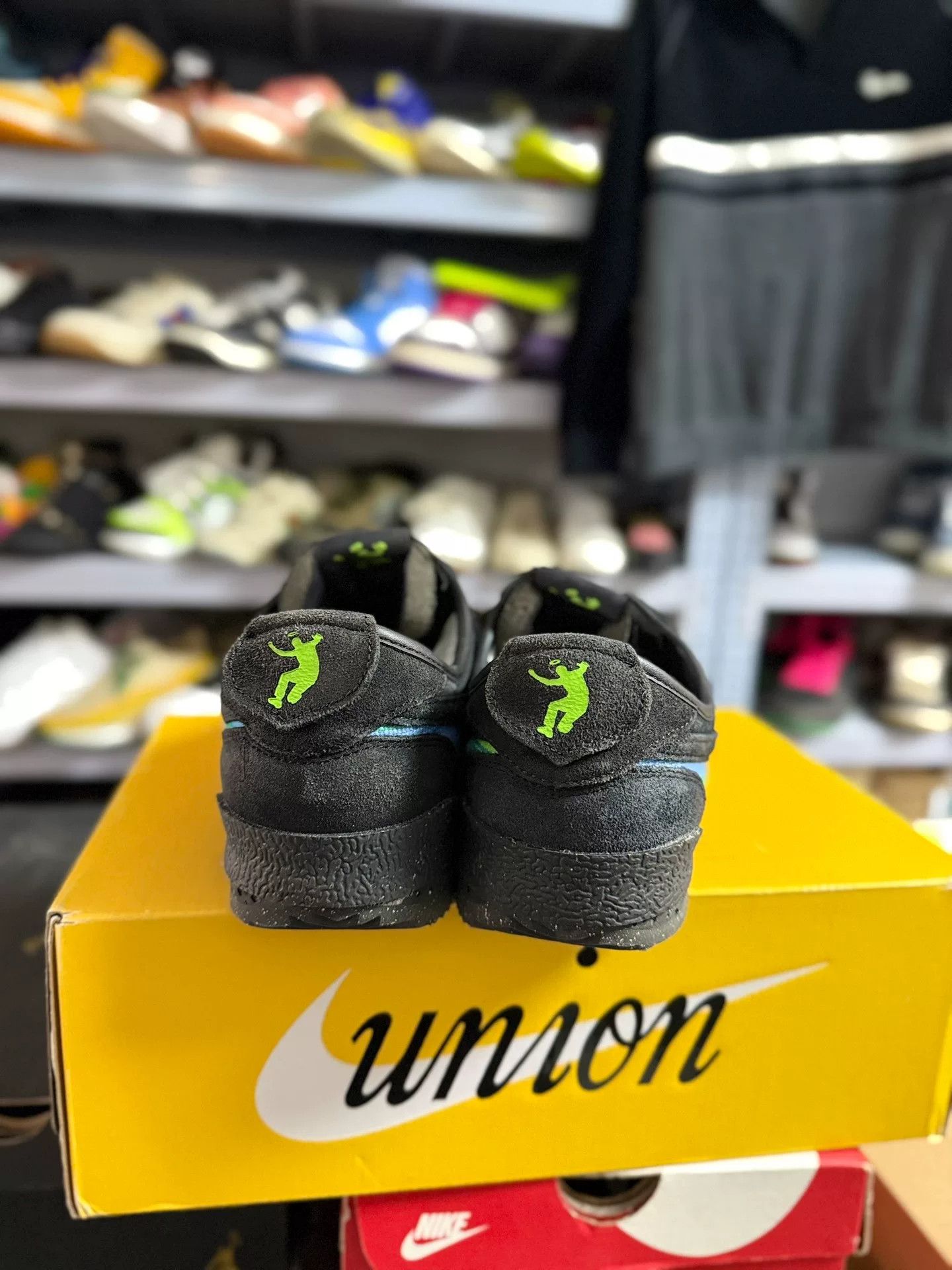 Union LA Union LA x Nike Cortez Off Noir Sneakers Size US 10 / EU 43 - 4 Thumbnail