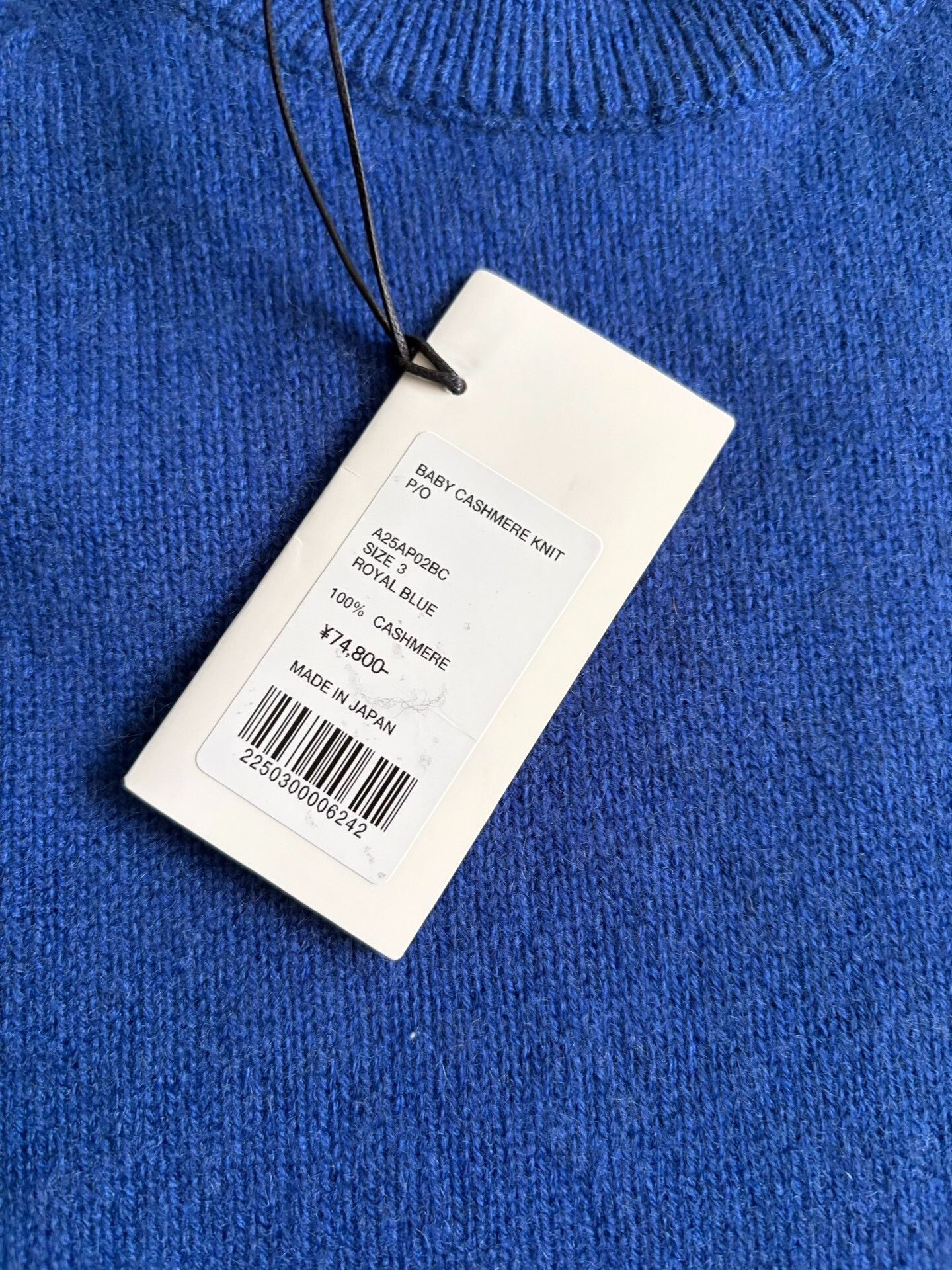 Auralee AURAELEE Cashmere Sweater in Blue Size US M / EU 48-50 / 2 - 3 Thumbnail