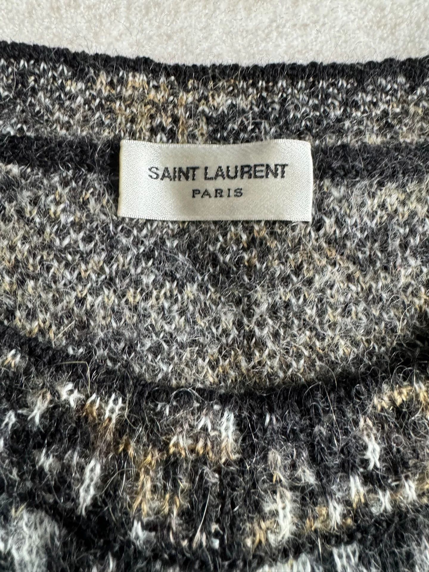 Saint Laurent Paris Saint Laurent Leopard Print Sweater Size M / US 6-8 / IT 42-44 - 4 Thumbnail