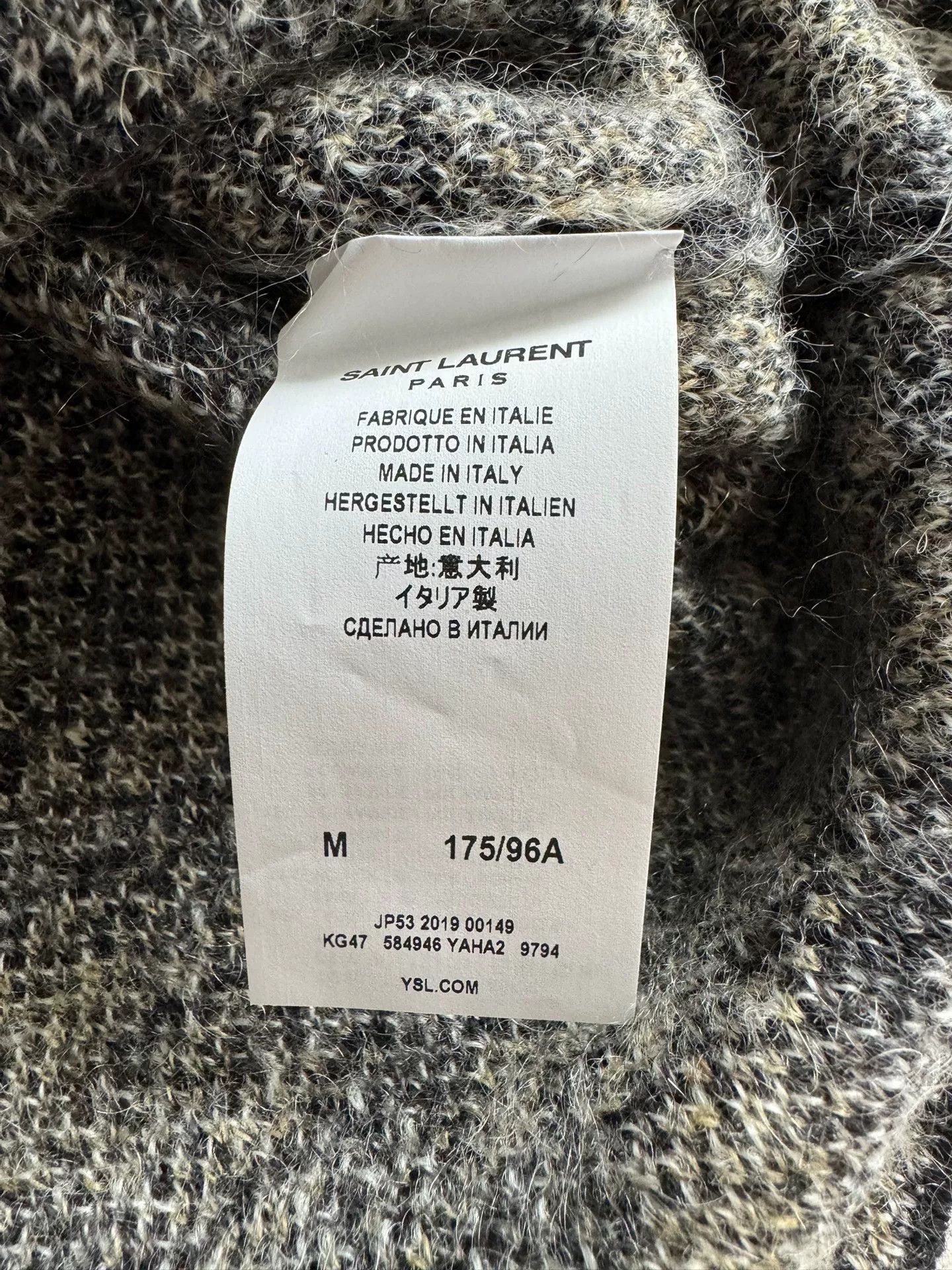 Saint Laurent Paris Saint Laurent Leopard Print Sweater Size M / US 6-8 / IT 42-44 - 5 Thumbnail