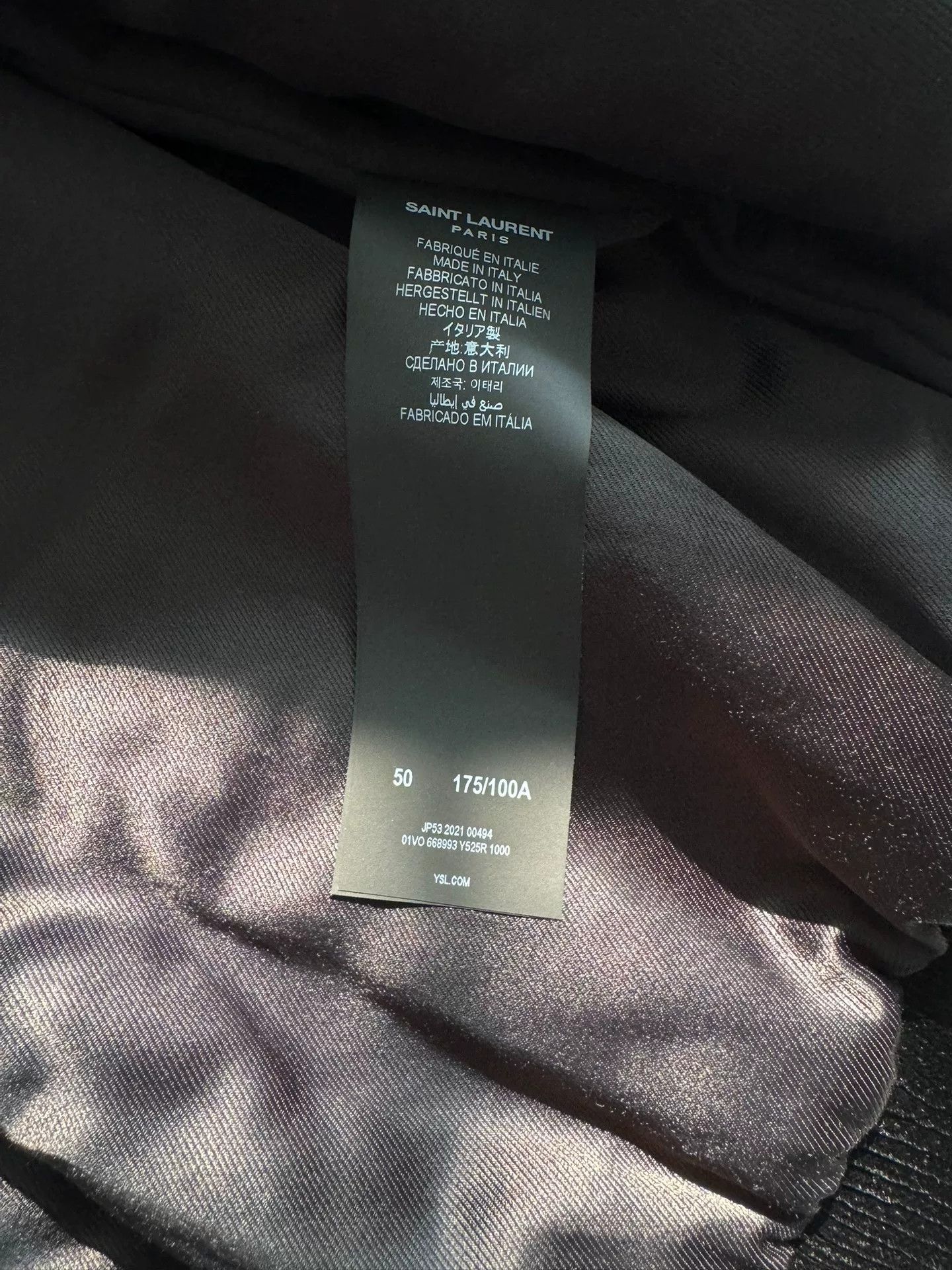 Saint Laurent Paris Saint Laurent Teddy Jacket with Metallic Threads Size US M / EU 48-50 / 2 - 8 Thumbnail