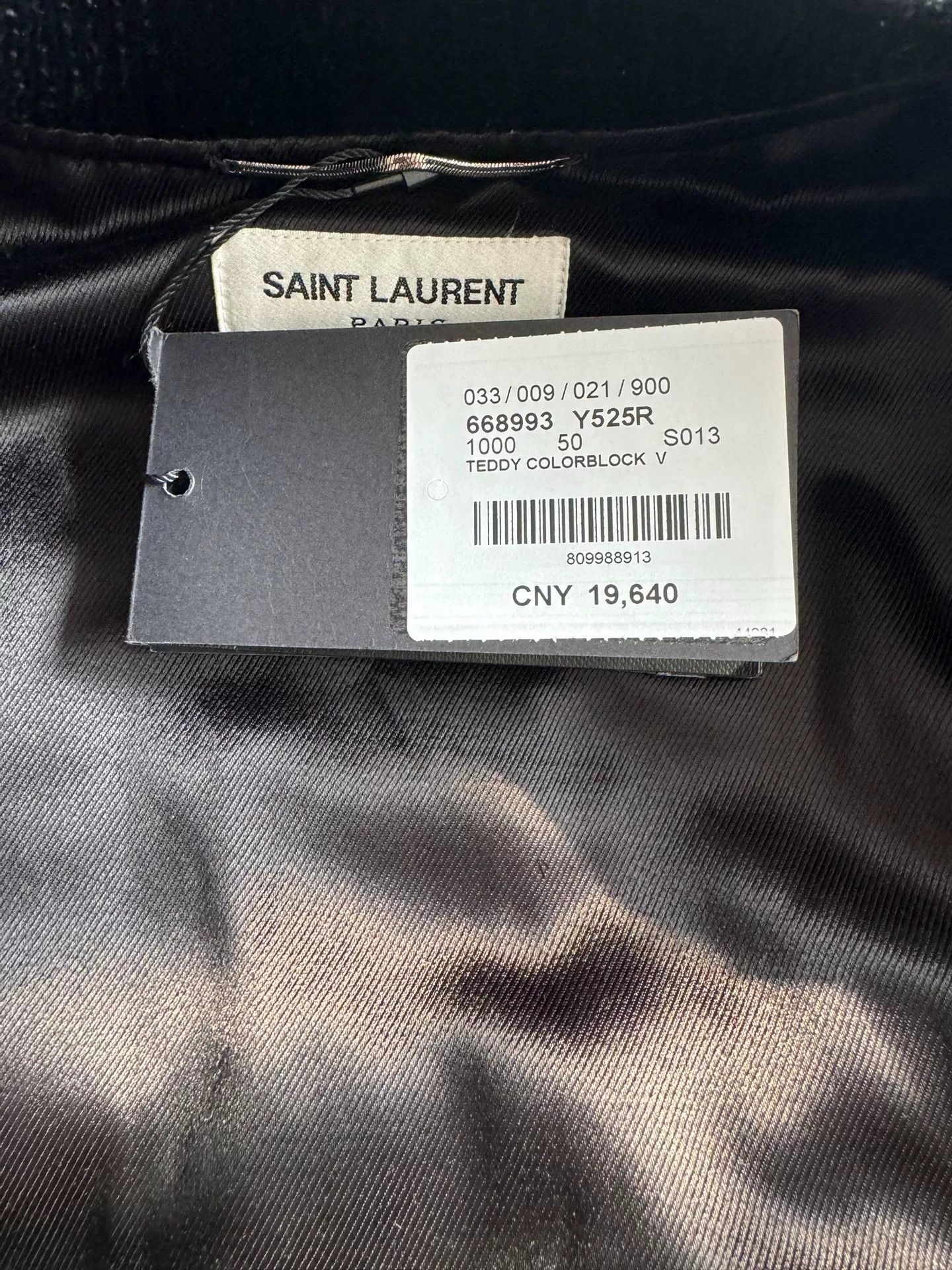 Saint Laurent Paris Saint Laurent Teddy Jacket with Metallic Threads Size US M / EU 48-50 / 2 - 7 Thumbnail