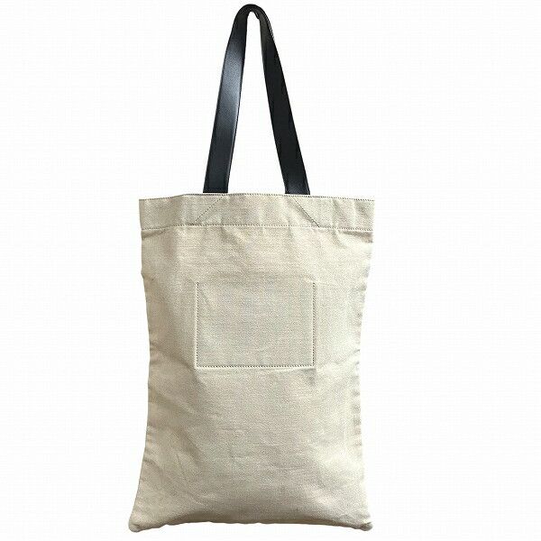 Jil Sander Jil Sander Book Tote Grande Canvas Leather Tote Bag Textile Tote Bag DUTY FREE for USA